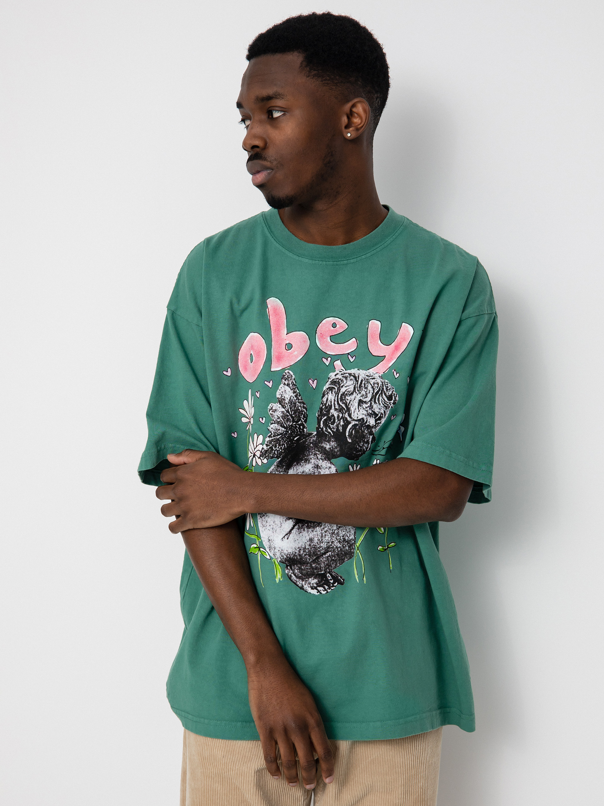 OBEY Garden Fairy T-shirt (palm leaf)