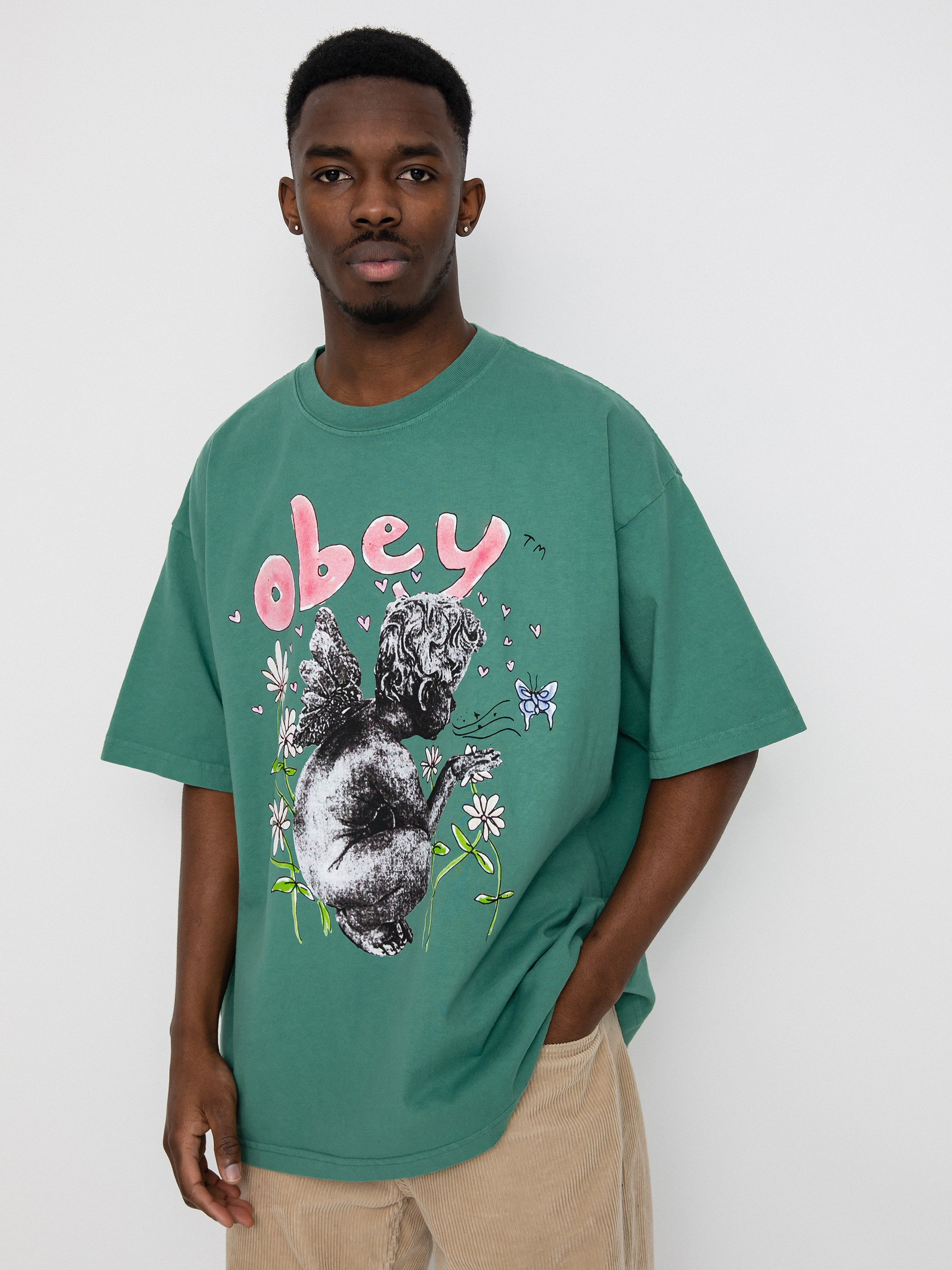 OBEY Garden Fairy T-shirt (palm leaf)