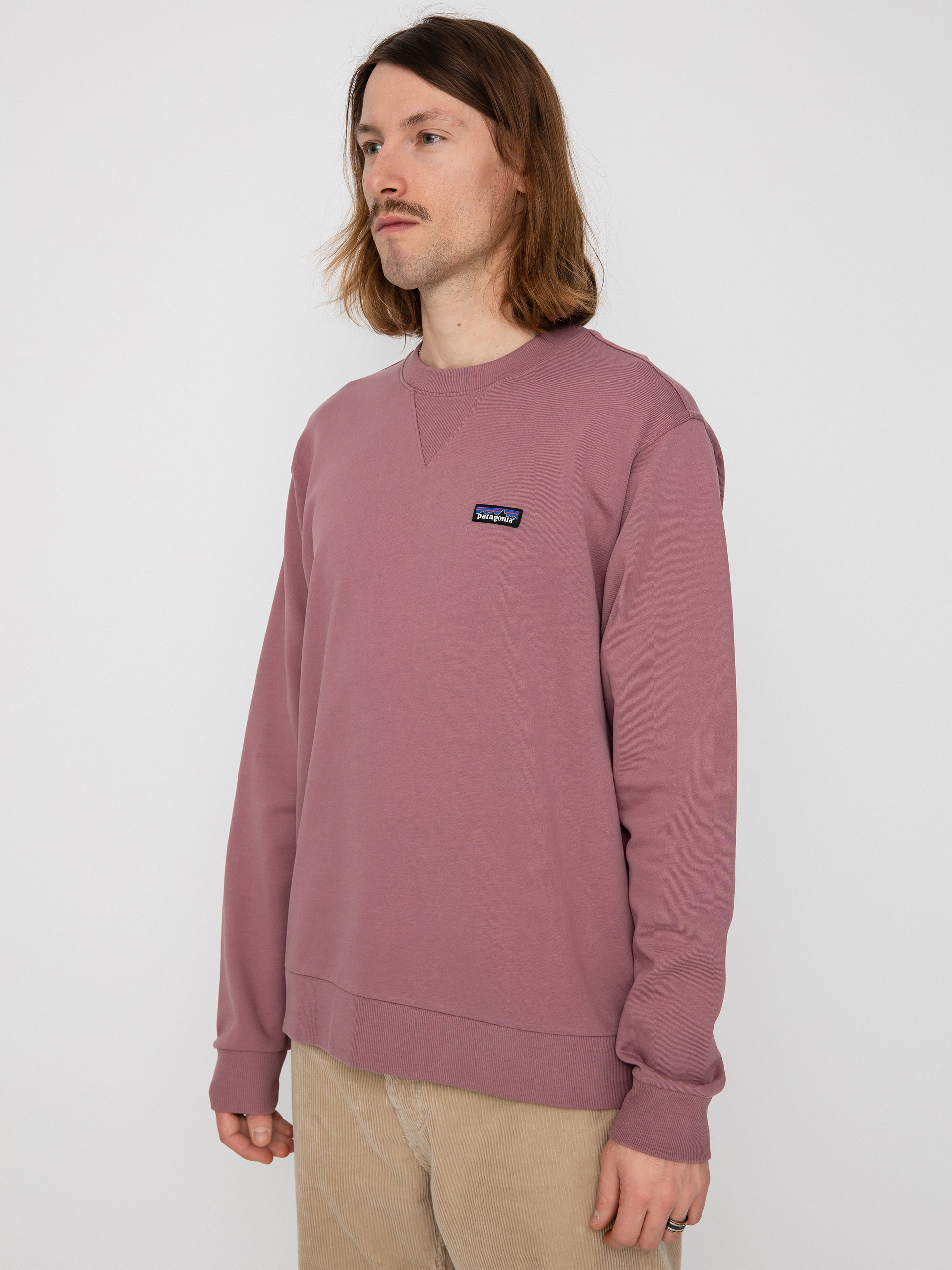 Patagonia Regenerative Organic Certified Cotton Crewneck Sweatshirt  (evening mauve)