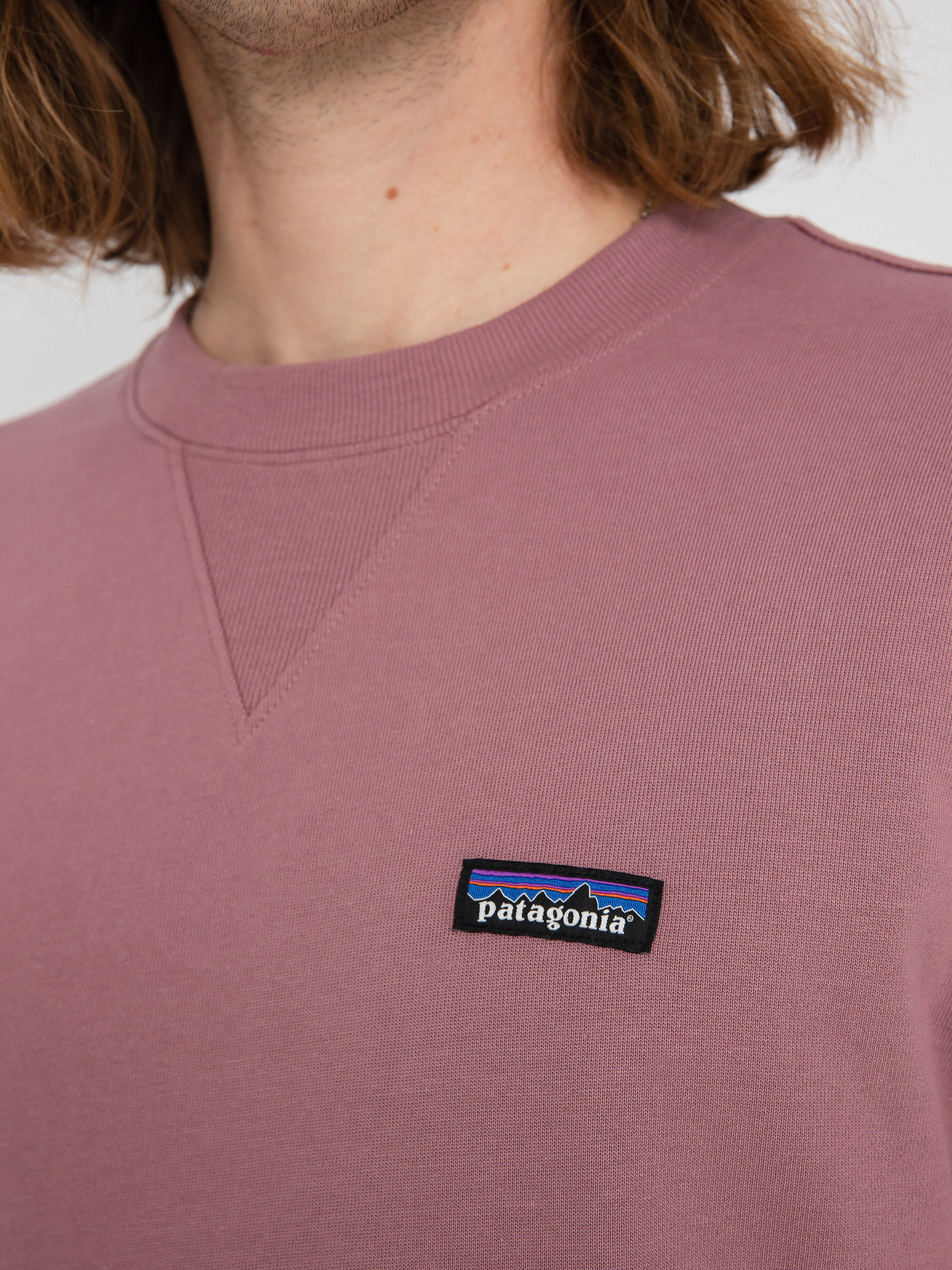 Patagonia Regenerative Organic Certified Cotton Crewneck Sweatshirt (evening mauve)