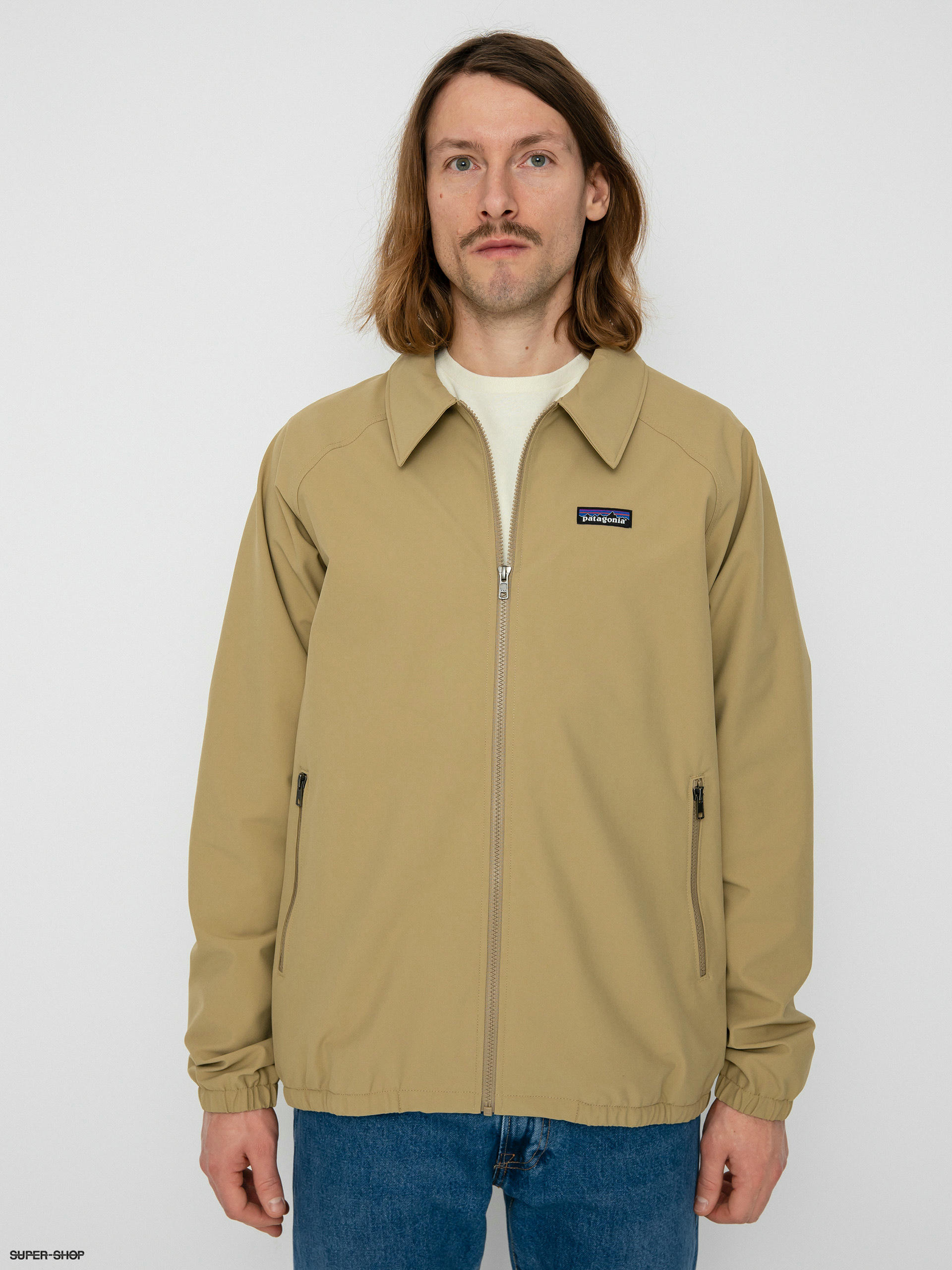 Patagonia baggies store jacket shale