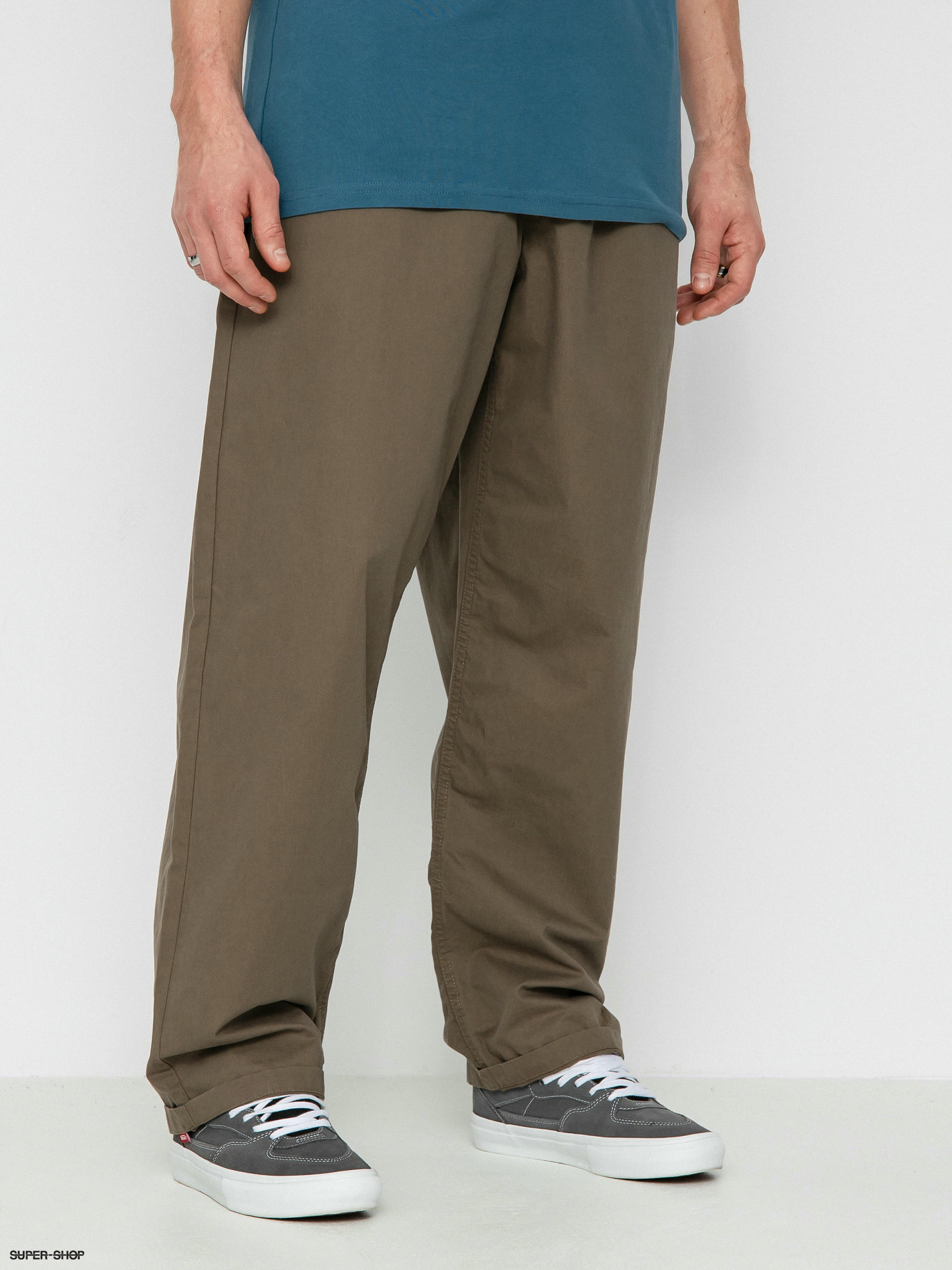 VANS RANGE BAGGY TAPERED ELASTIC WAIST PANT, Khaki Men's Casual Pants