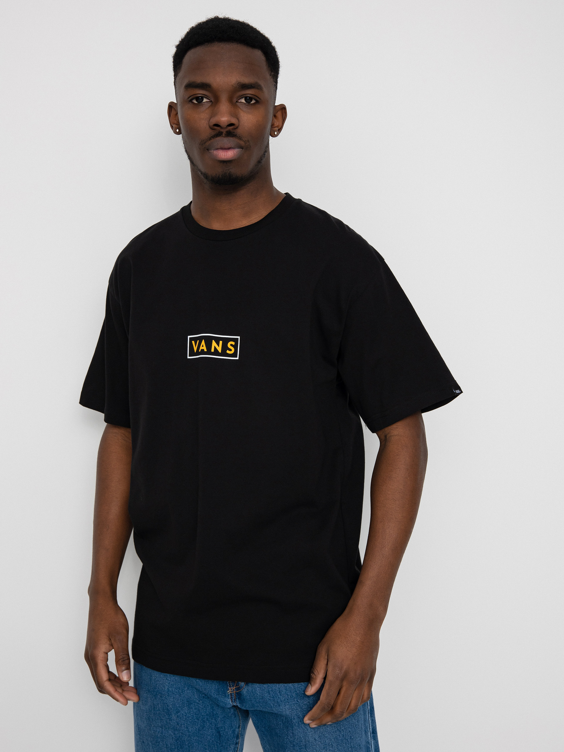 Vans Classic Easy Box T-Shirt (black/white/old gold)