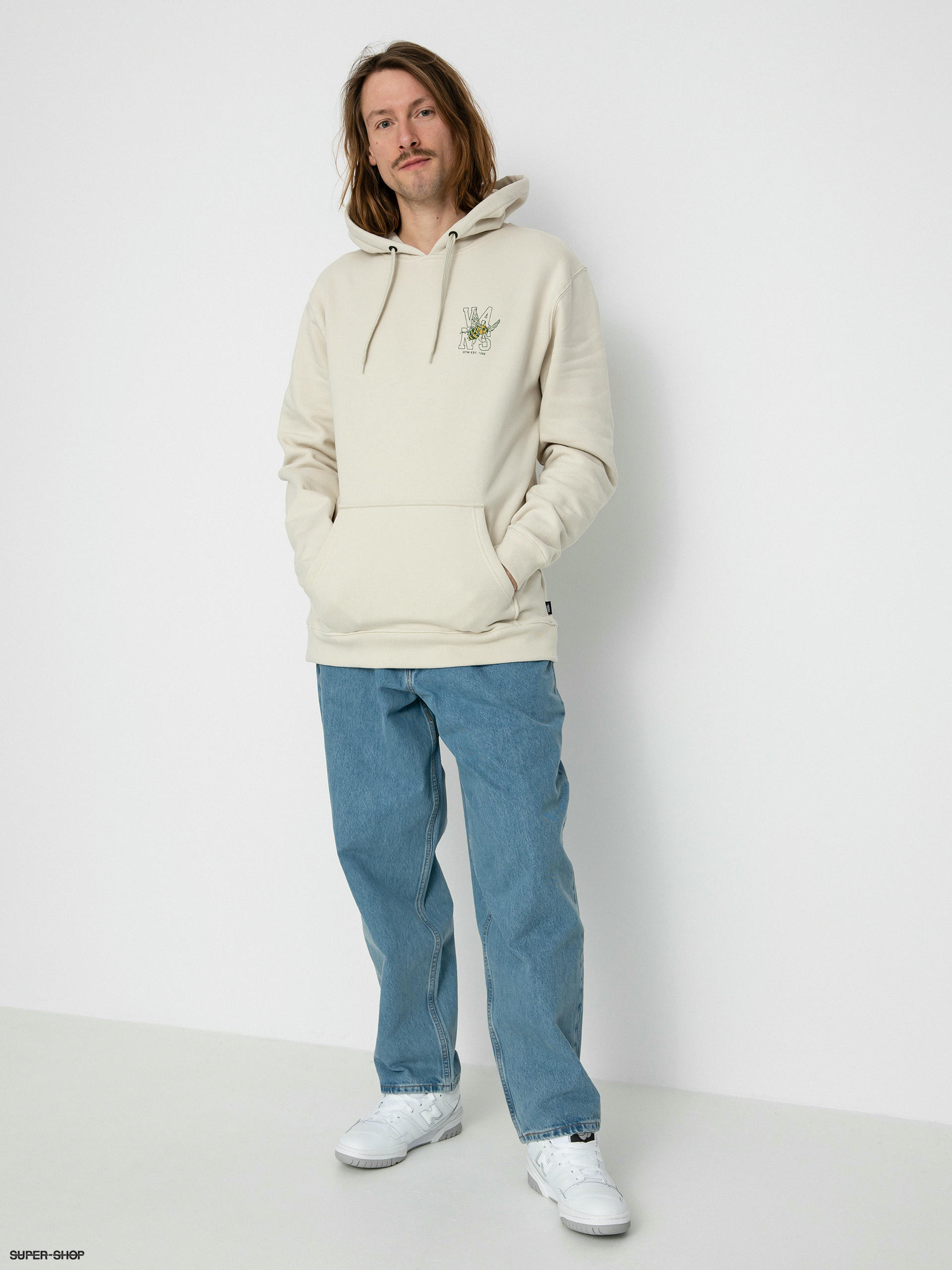 Vans shop cream hoodie