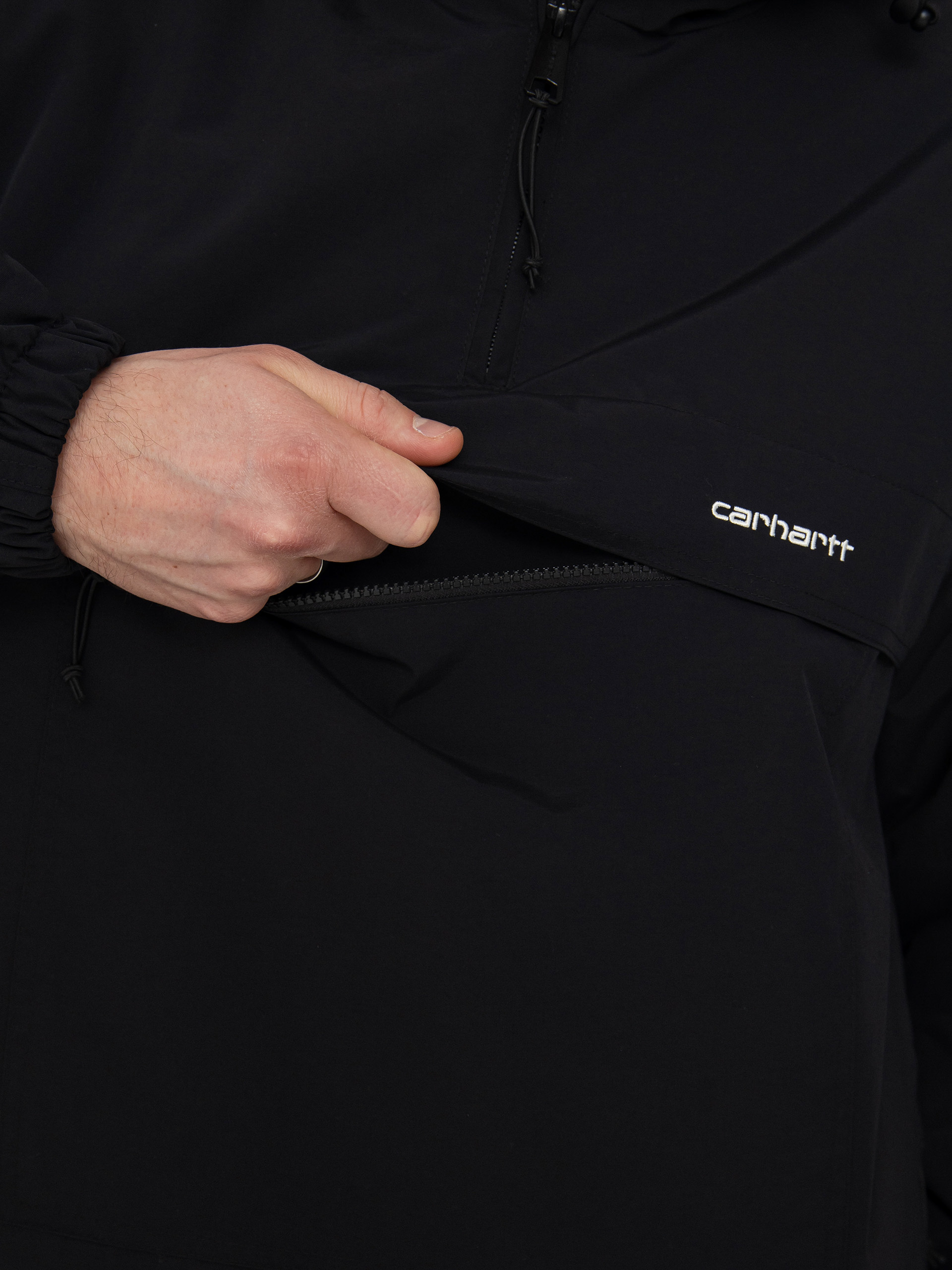 Carhartt WIP Windbreaker Jacket (black/white)