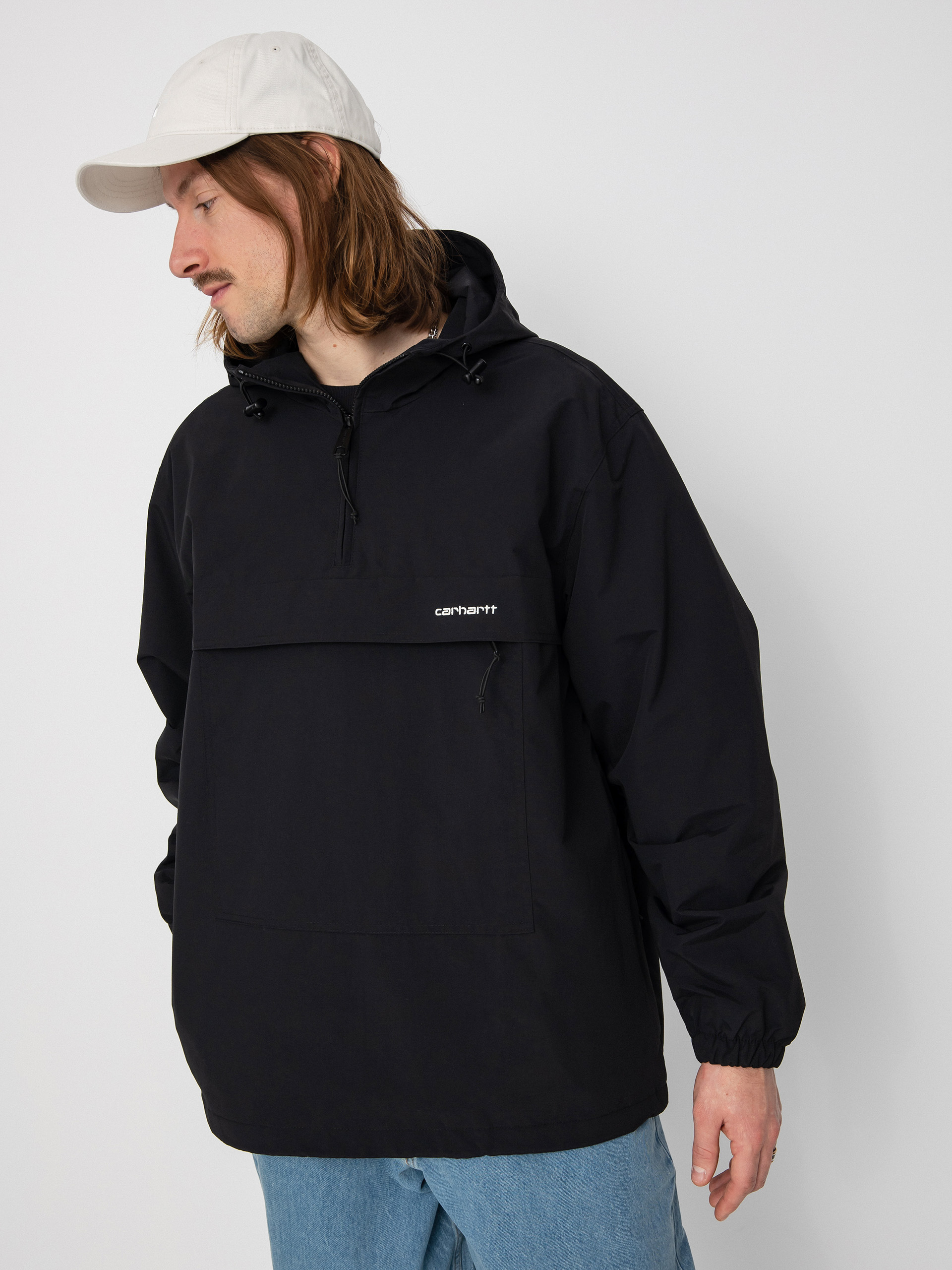 Carhartt WIP Windbreaker Jacket (black/white)