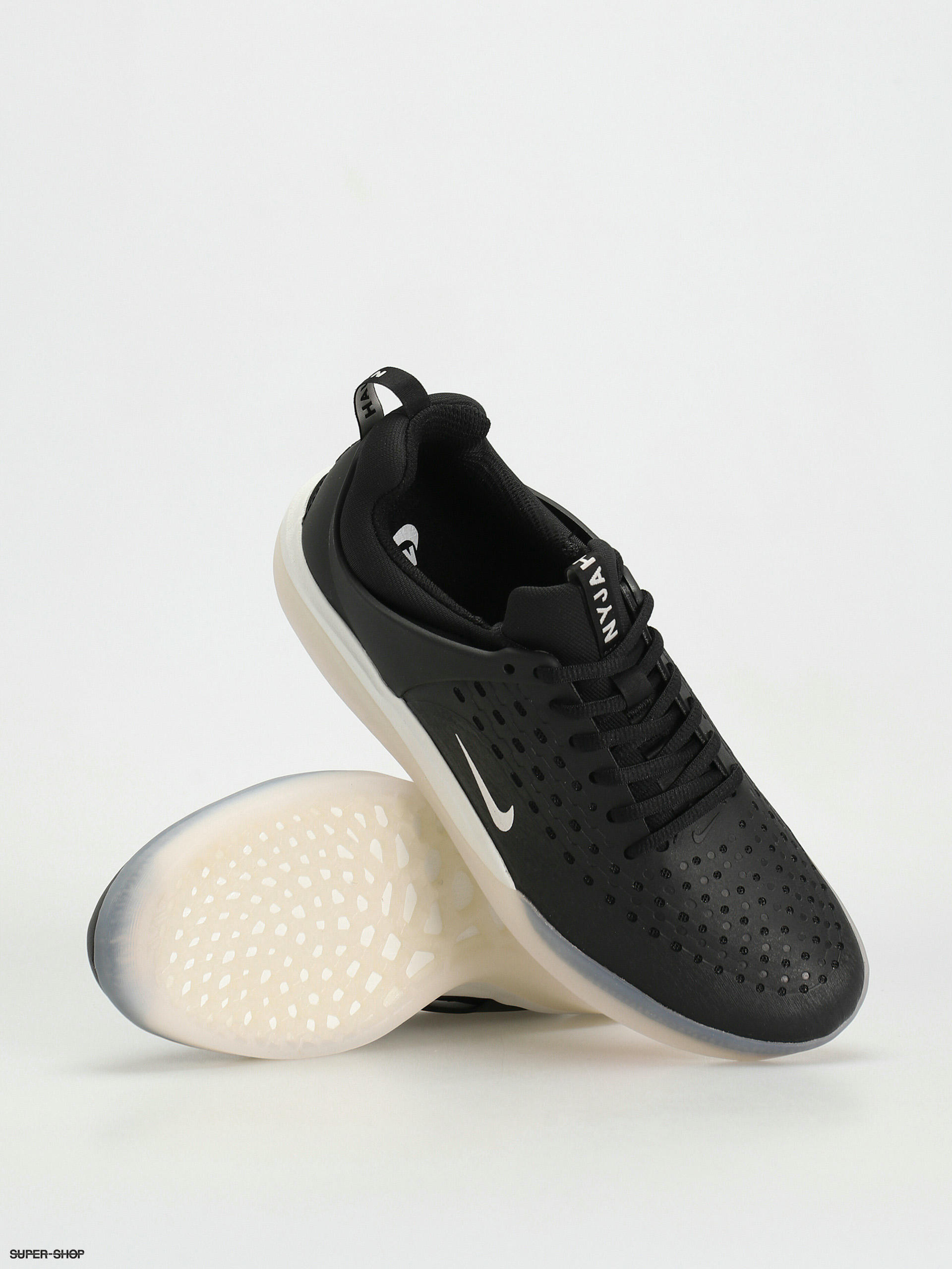 Típico Agarrar informal Nike SB Nyjah 3 Shoes (black/white black summit white)