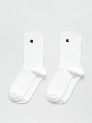 Carhartt WIP Madison Pack Socks (white/black + white/black)