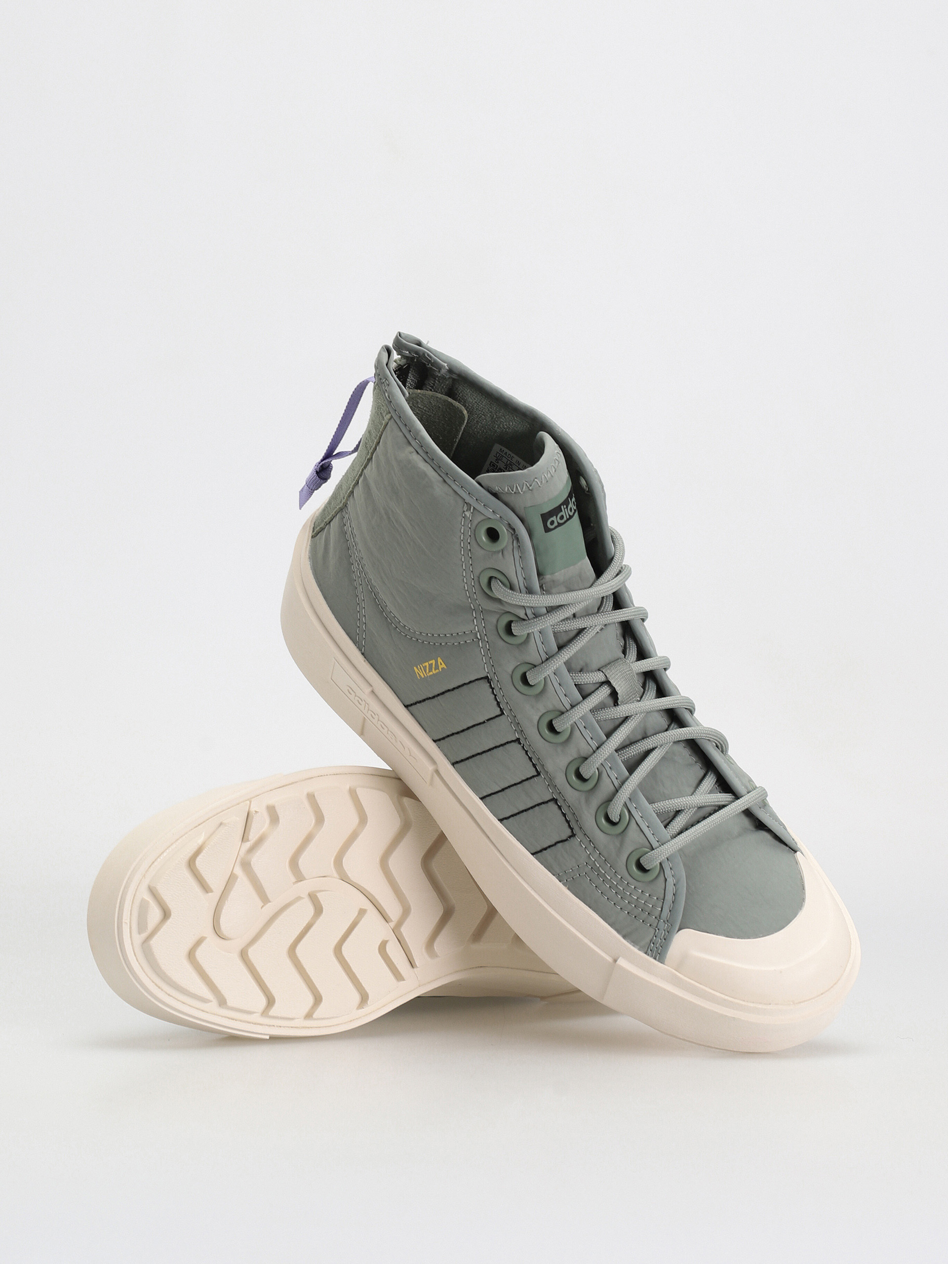 adidas Originals Nizza Bonega X Shoes Wmn (silgrn/cblack/lpurpl)