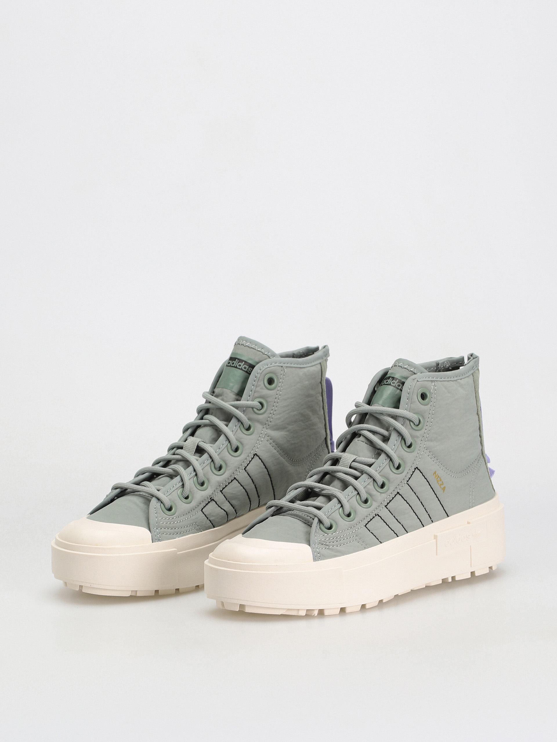 adidas Originals Nizza Bonega X Shoes Wmn (silgrn/cblack/lpurpl)