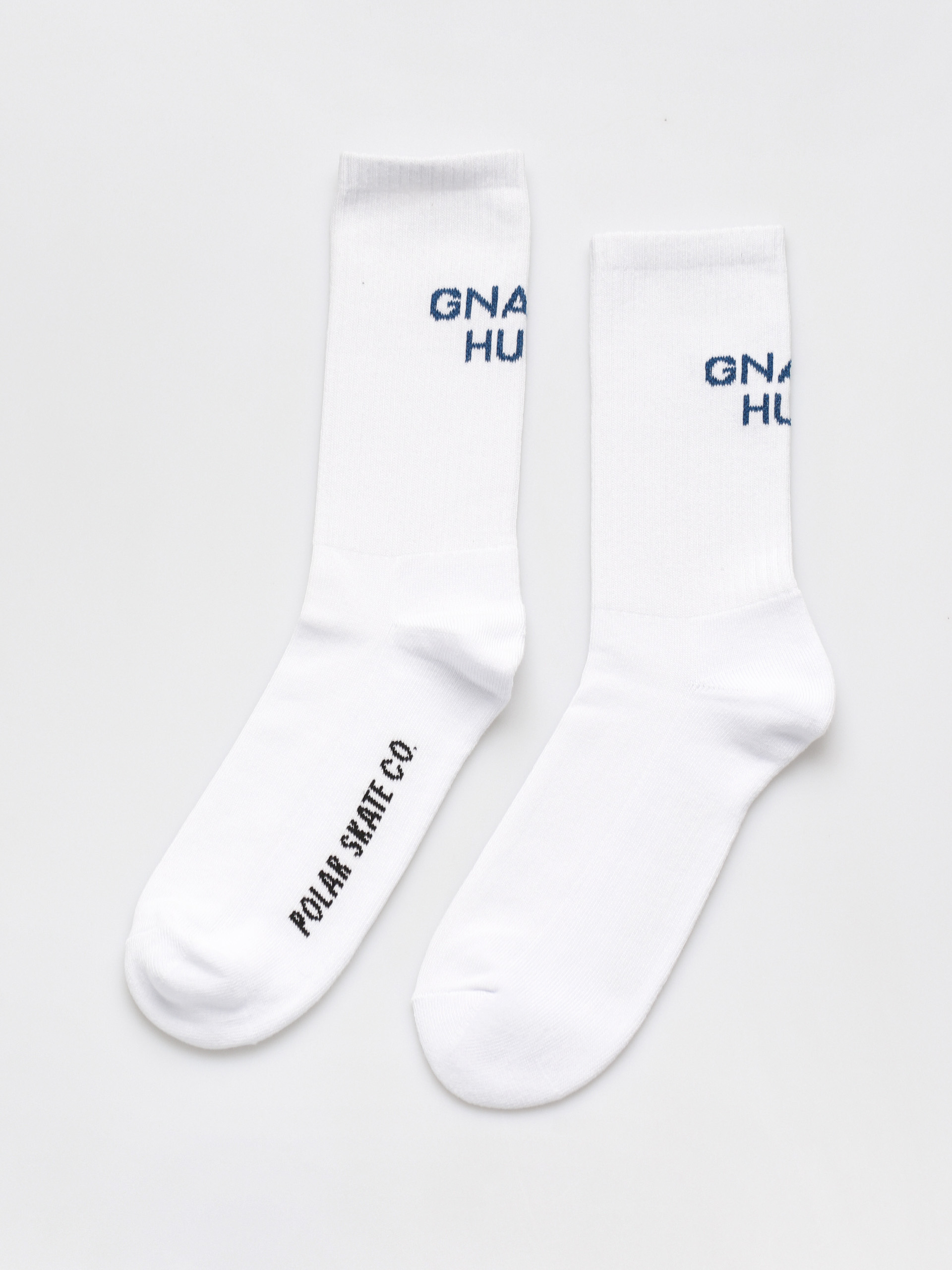 Polar Skate Gnarly Huh! Socks (white/navy)