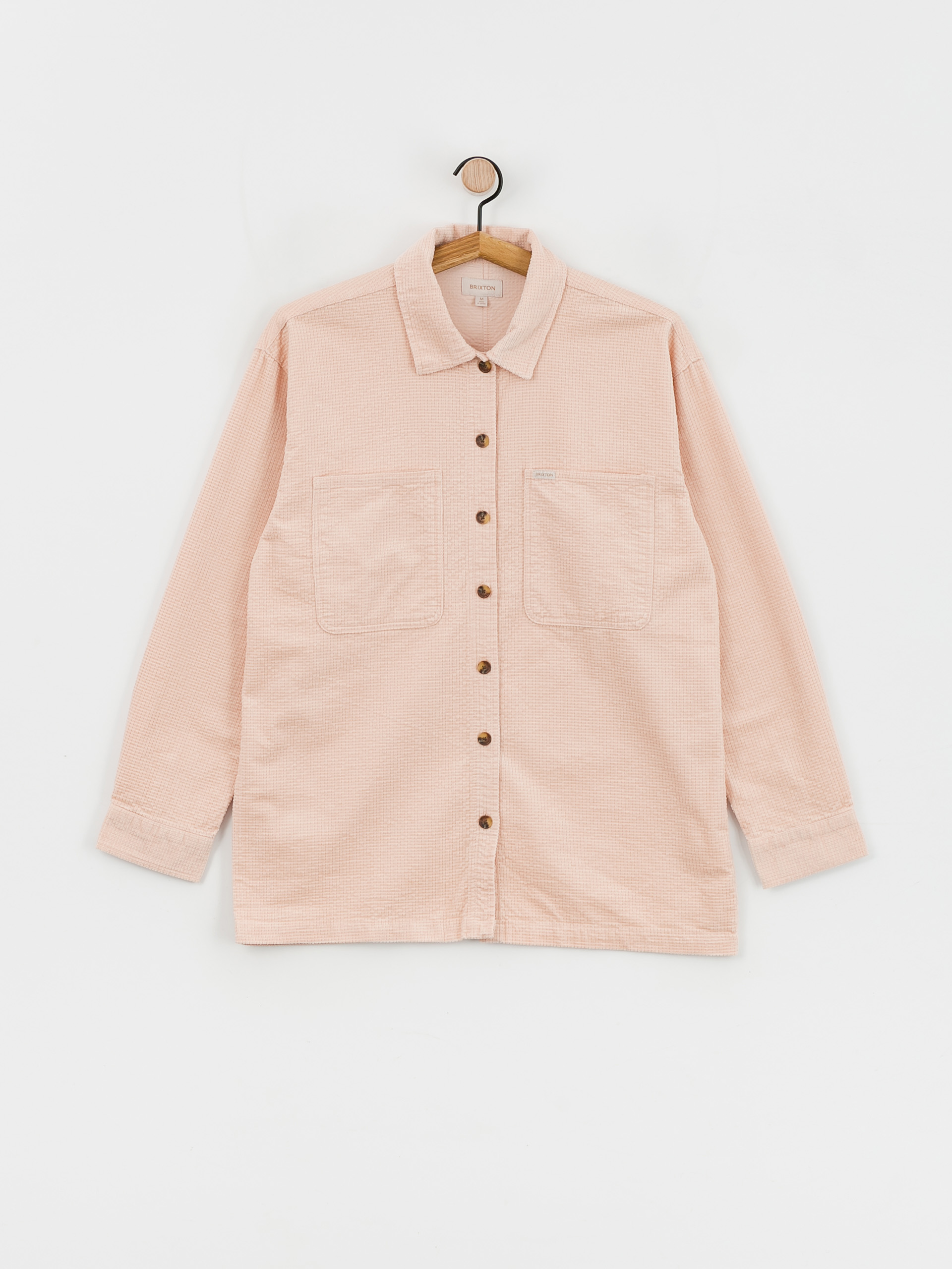 Brixton Dundee Corduroy Overshirt Hemd Wmn (rose dust)