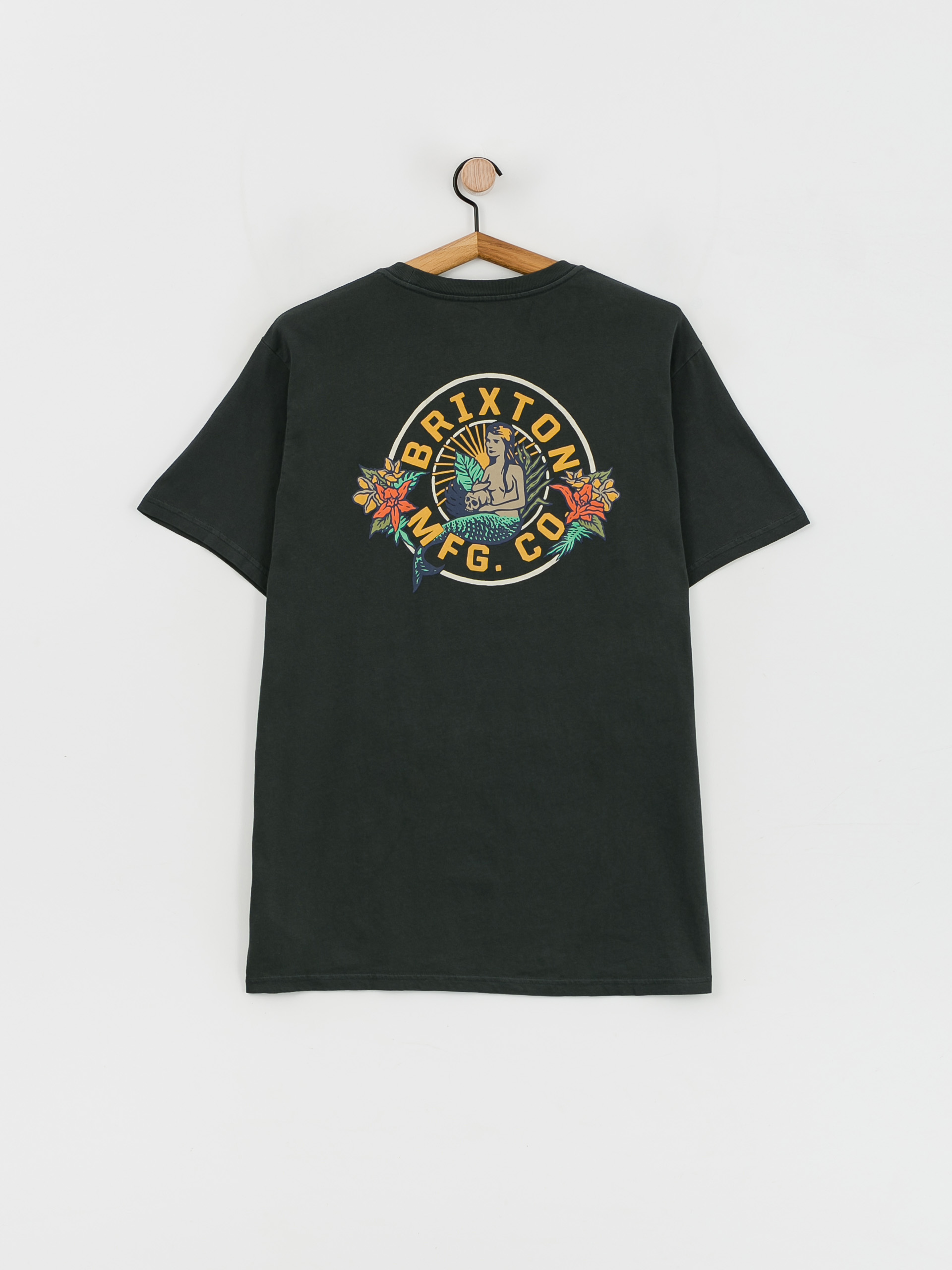 Brixton Geneva T-Shirt (black worn wash)