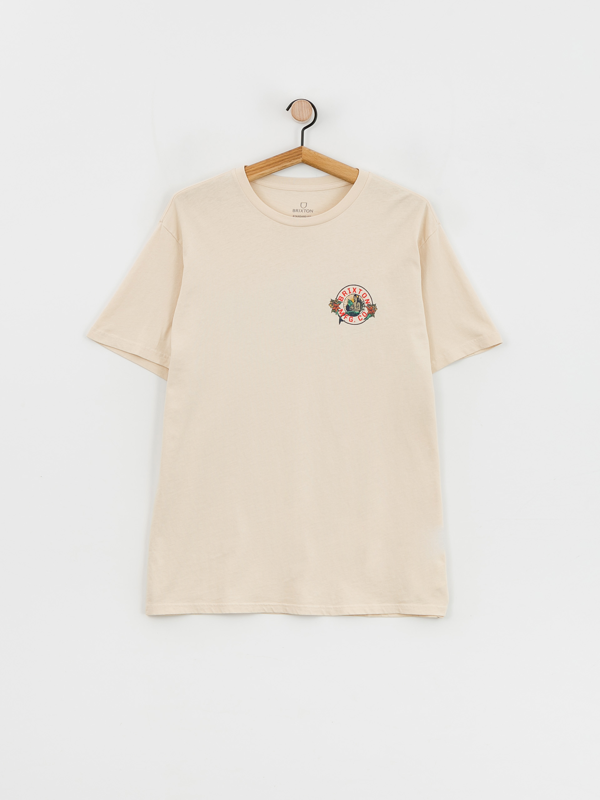 Brixton Geneva T-shirt (cream worn wash)