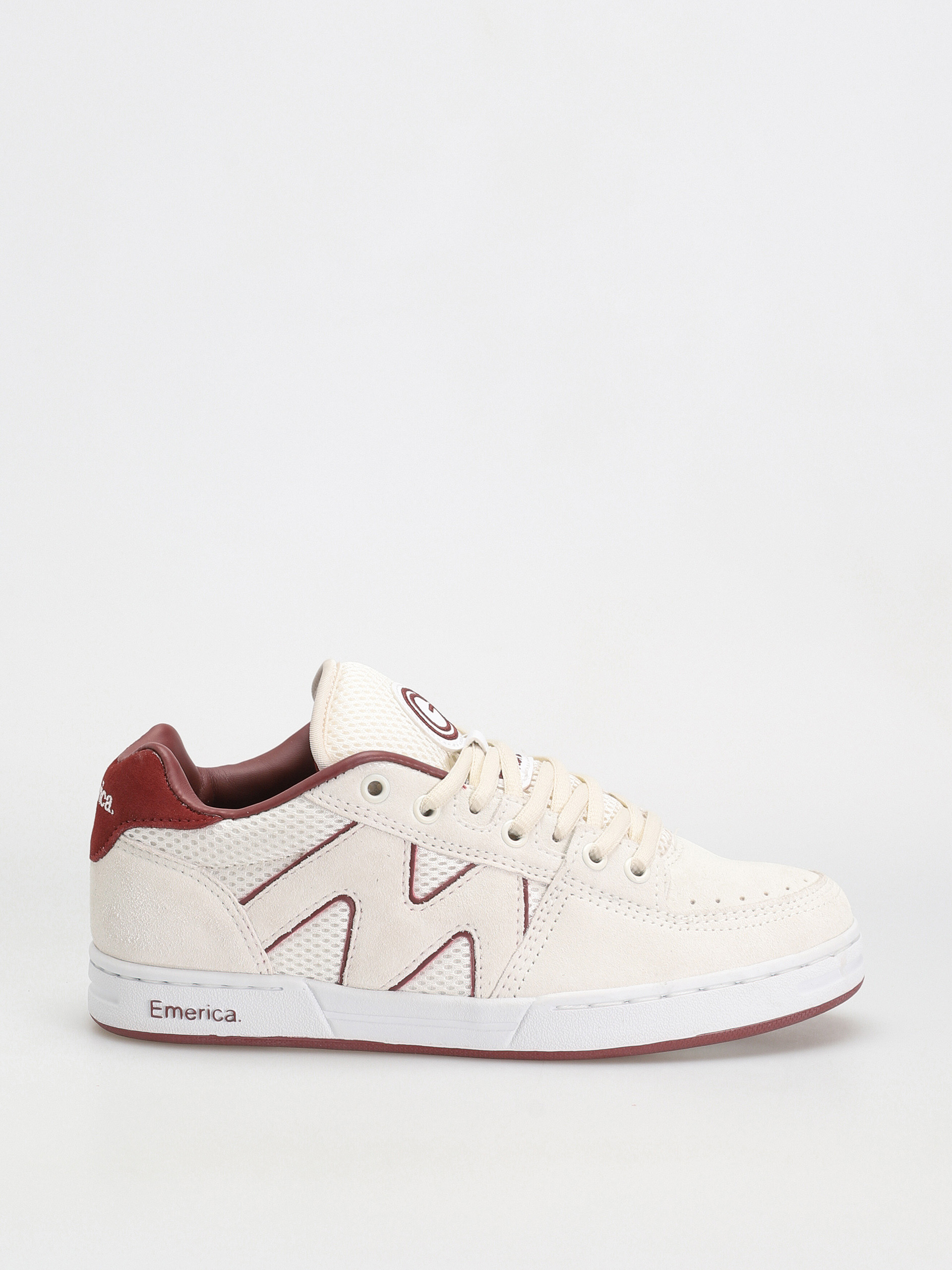 Emerica Og-1 Shoes (white/burgundy)