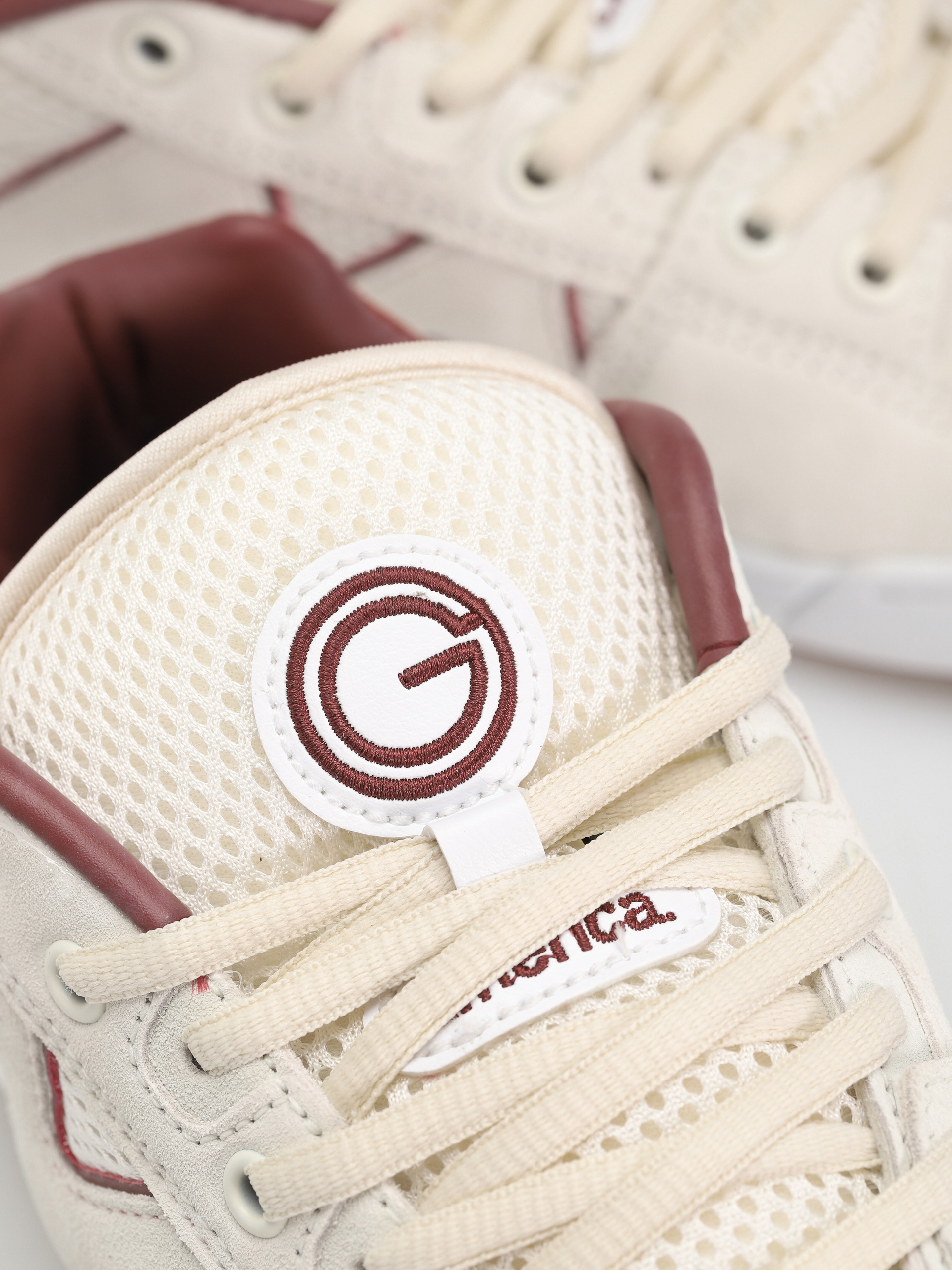 Emerica Og-1 Shoes (white/burgundy)