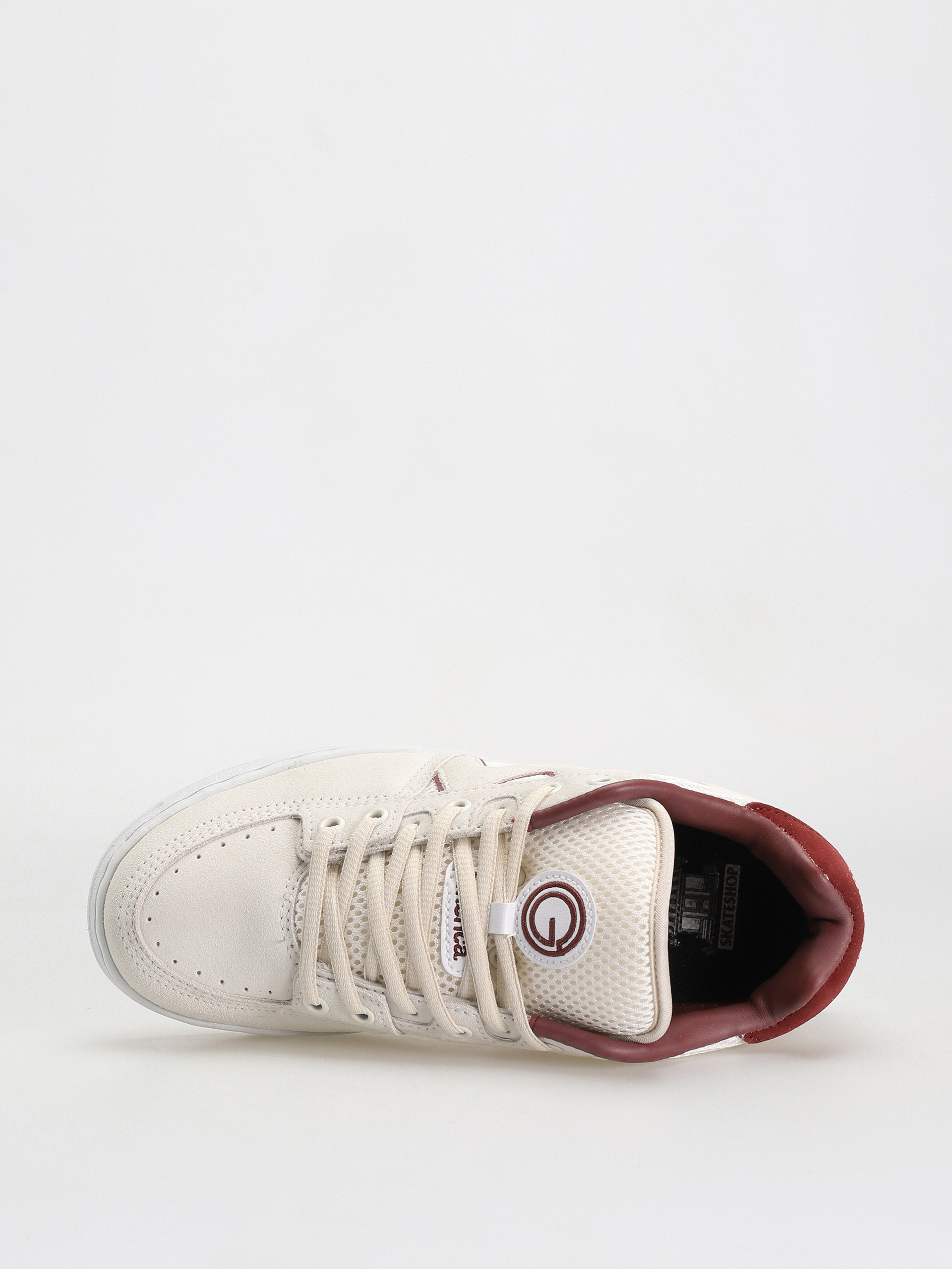 Emerica Og-1 Shoes (white/burgundy)