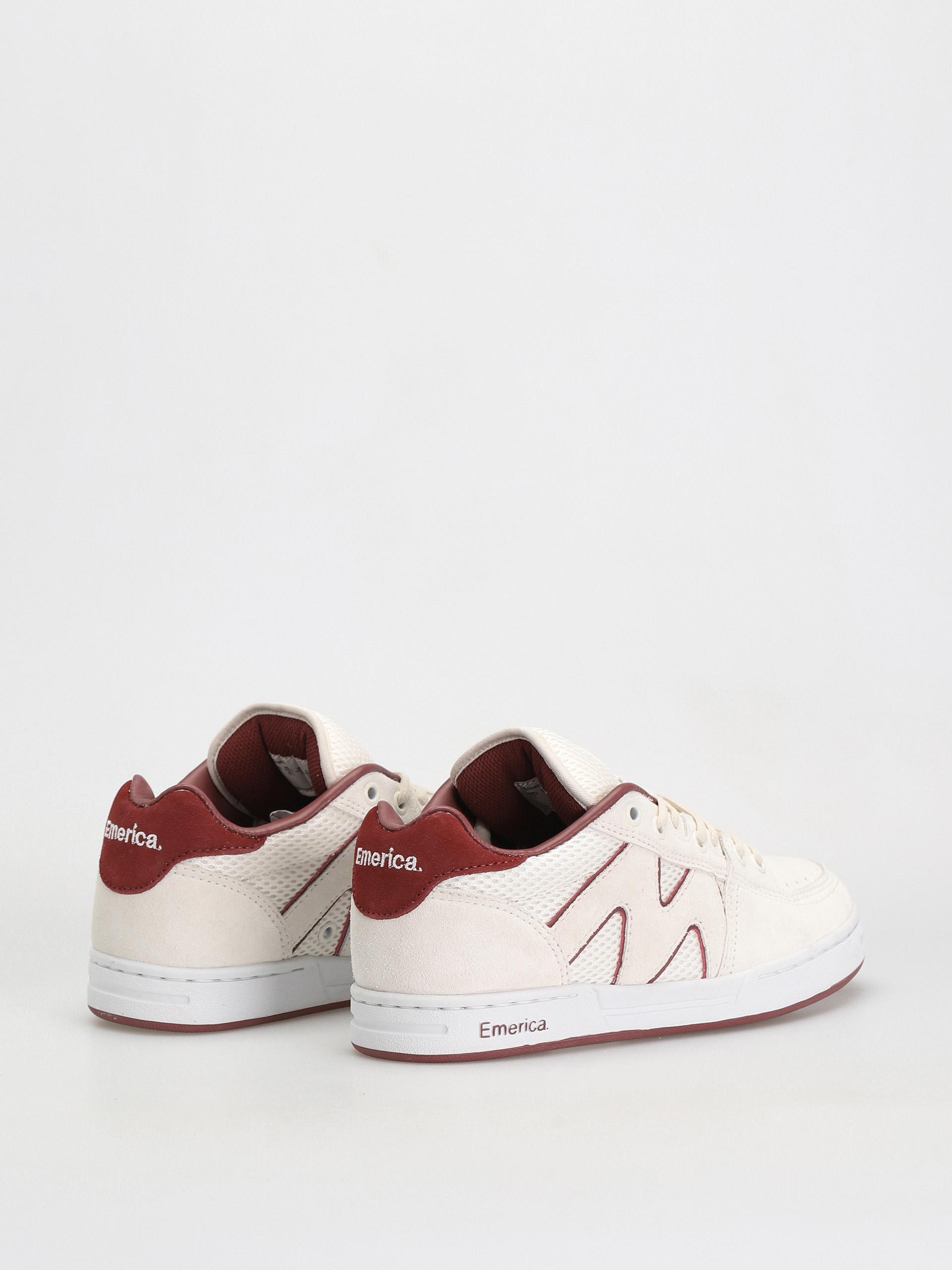 Emerica Og-1 Shoes (white/burgundy)