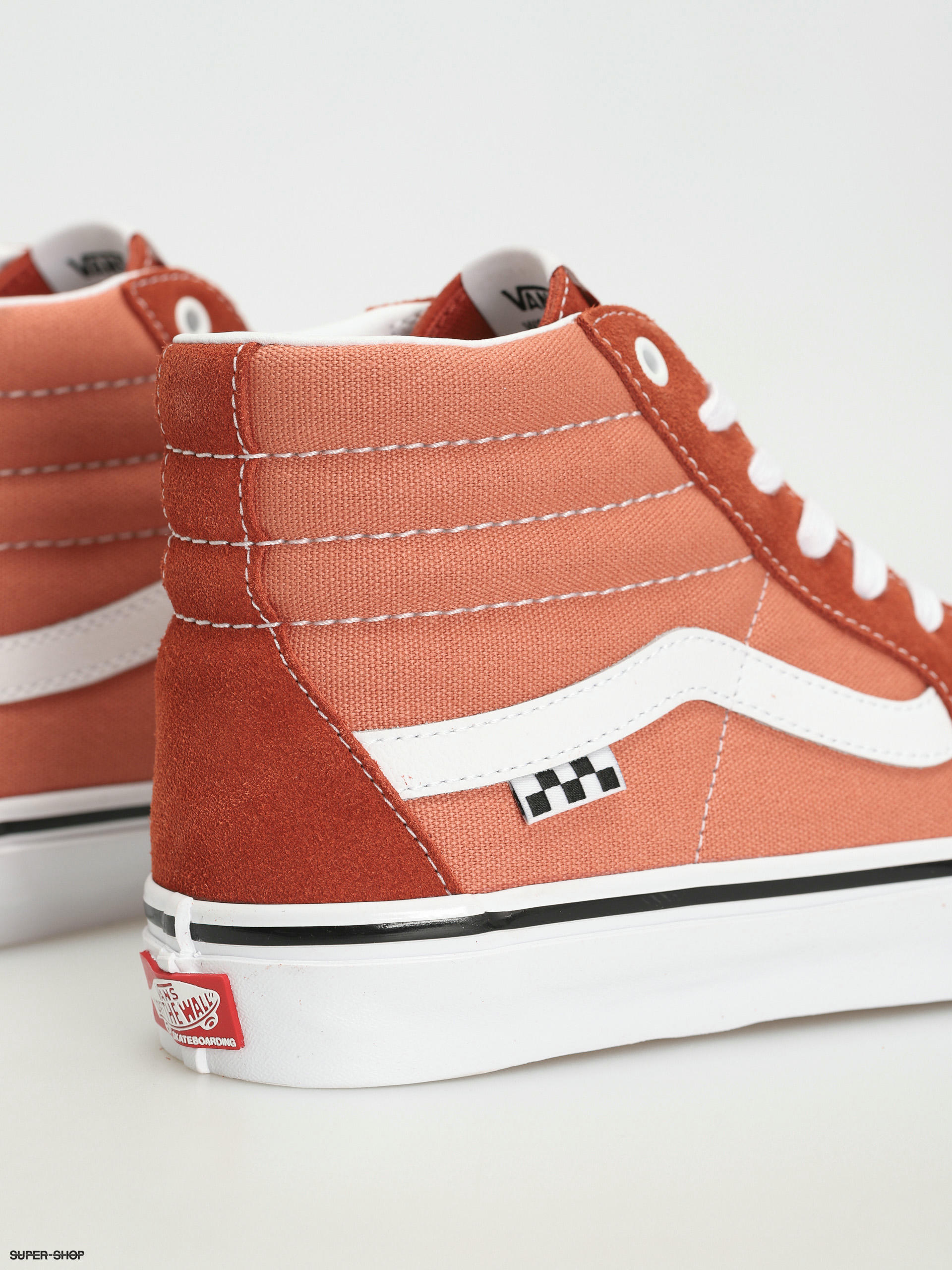 Vans shop orange montante