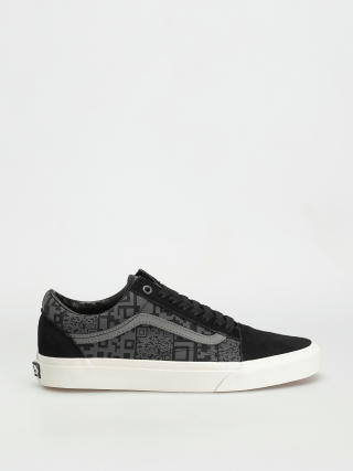 Vans Old Skool Shoes (qr checkerboard black/reflective)