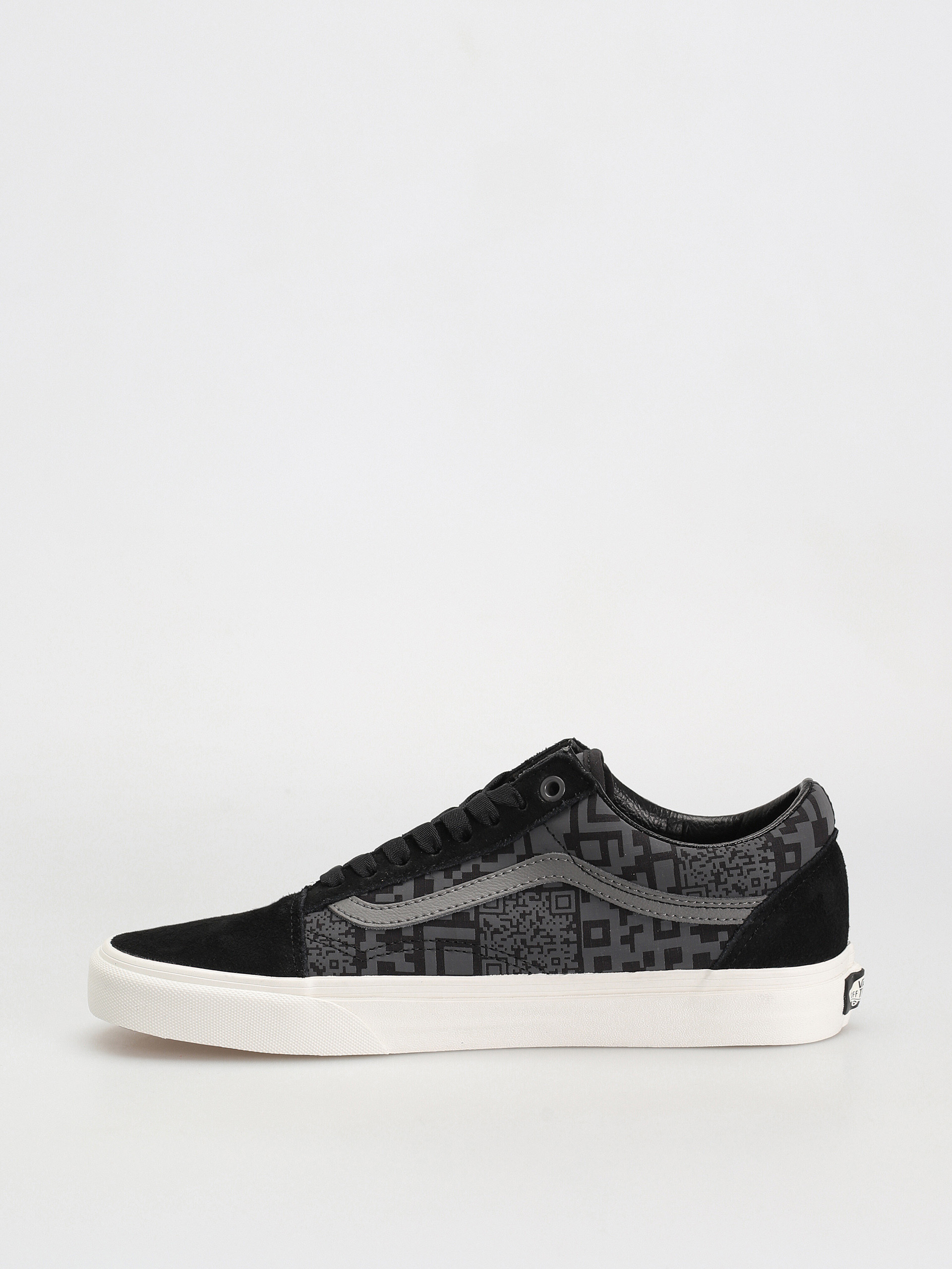 Vans Old Skool Schuhe (qr checkerboard black/reflective)