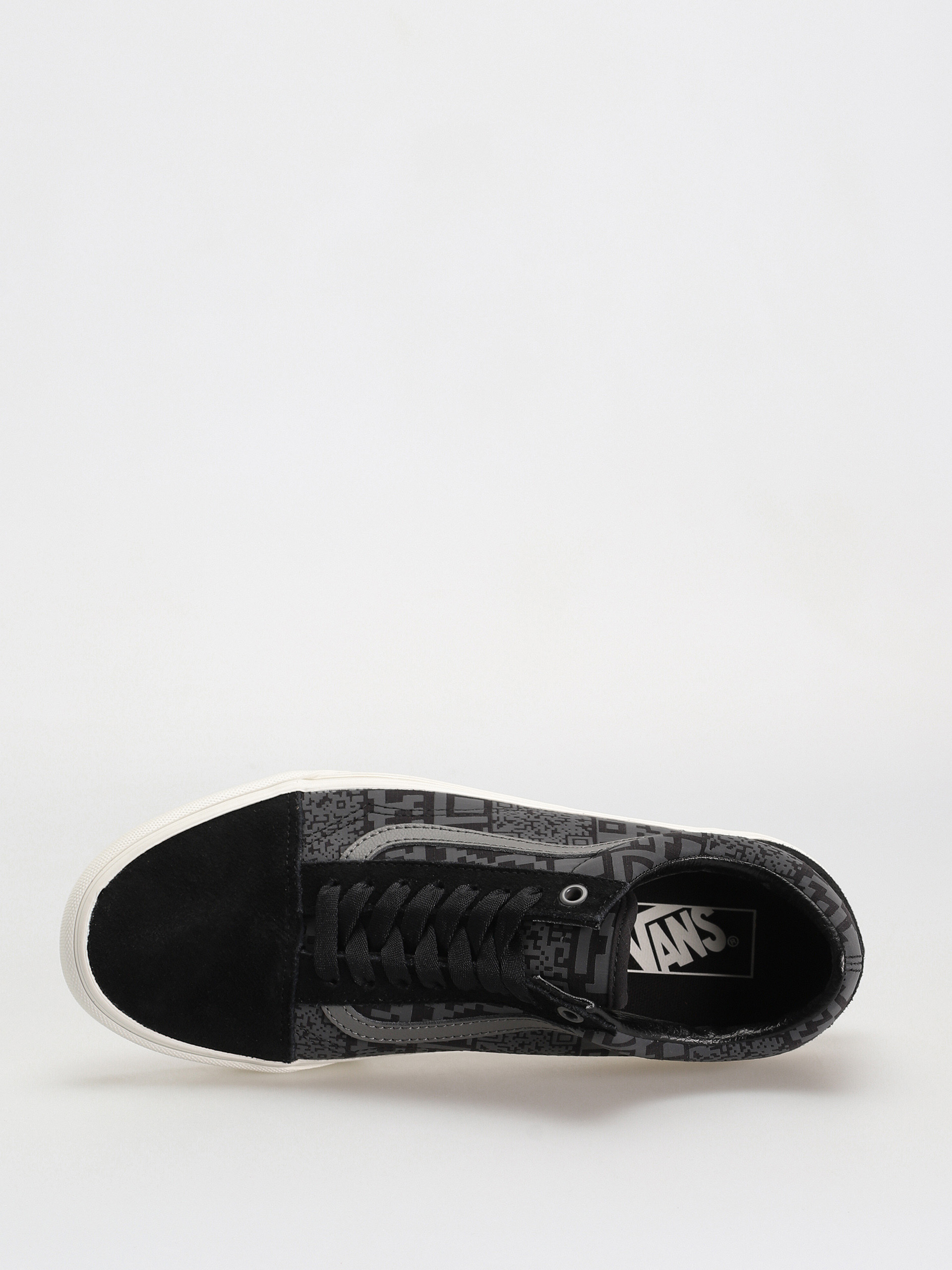 Vans Old Skool Schuhe (qr checkerboard black/reflective)