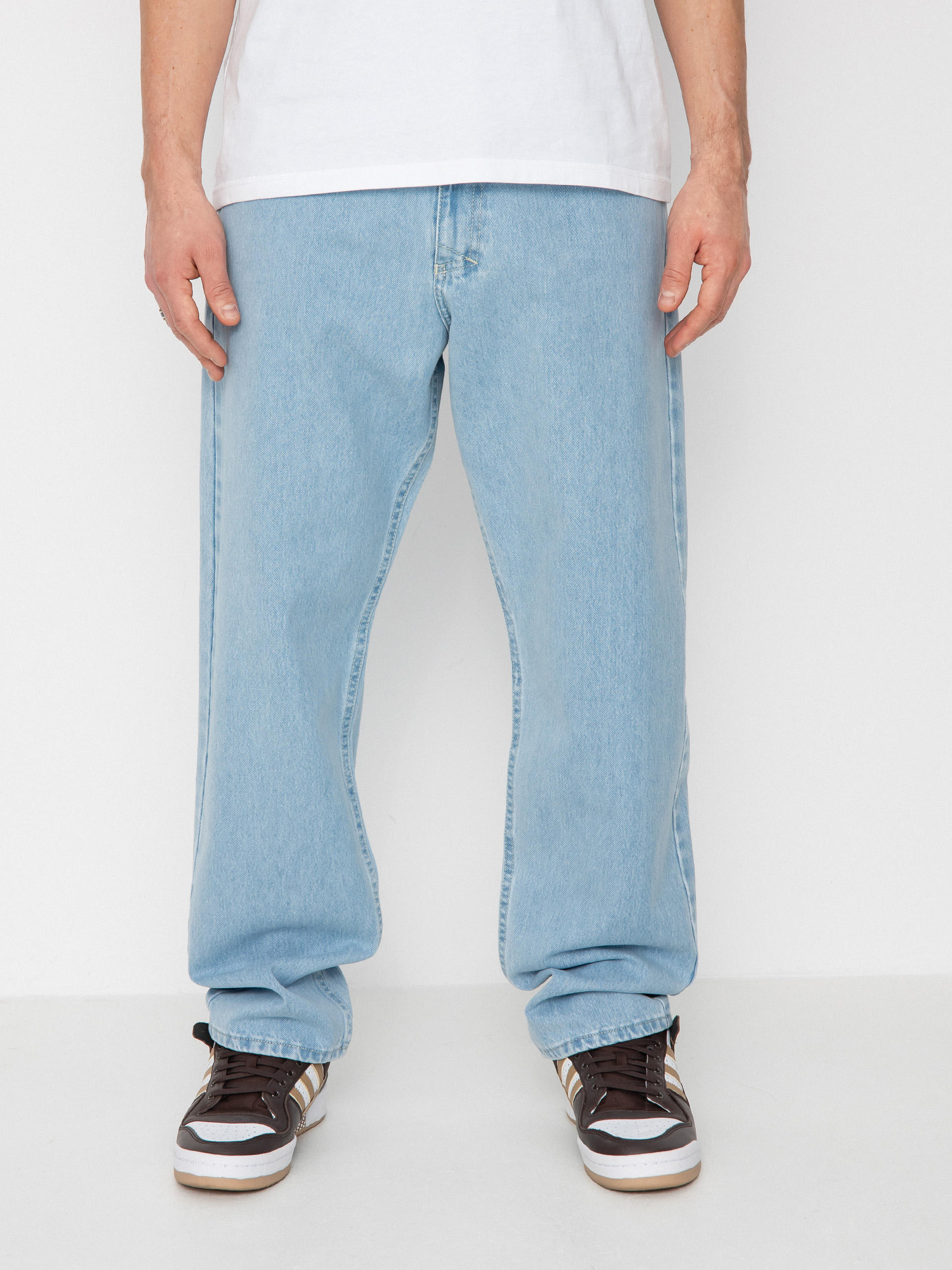 MassDnm Craft Jeans Baggy Fit Pants (light blue stone wash)