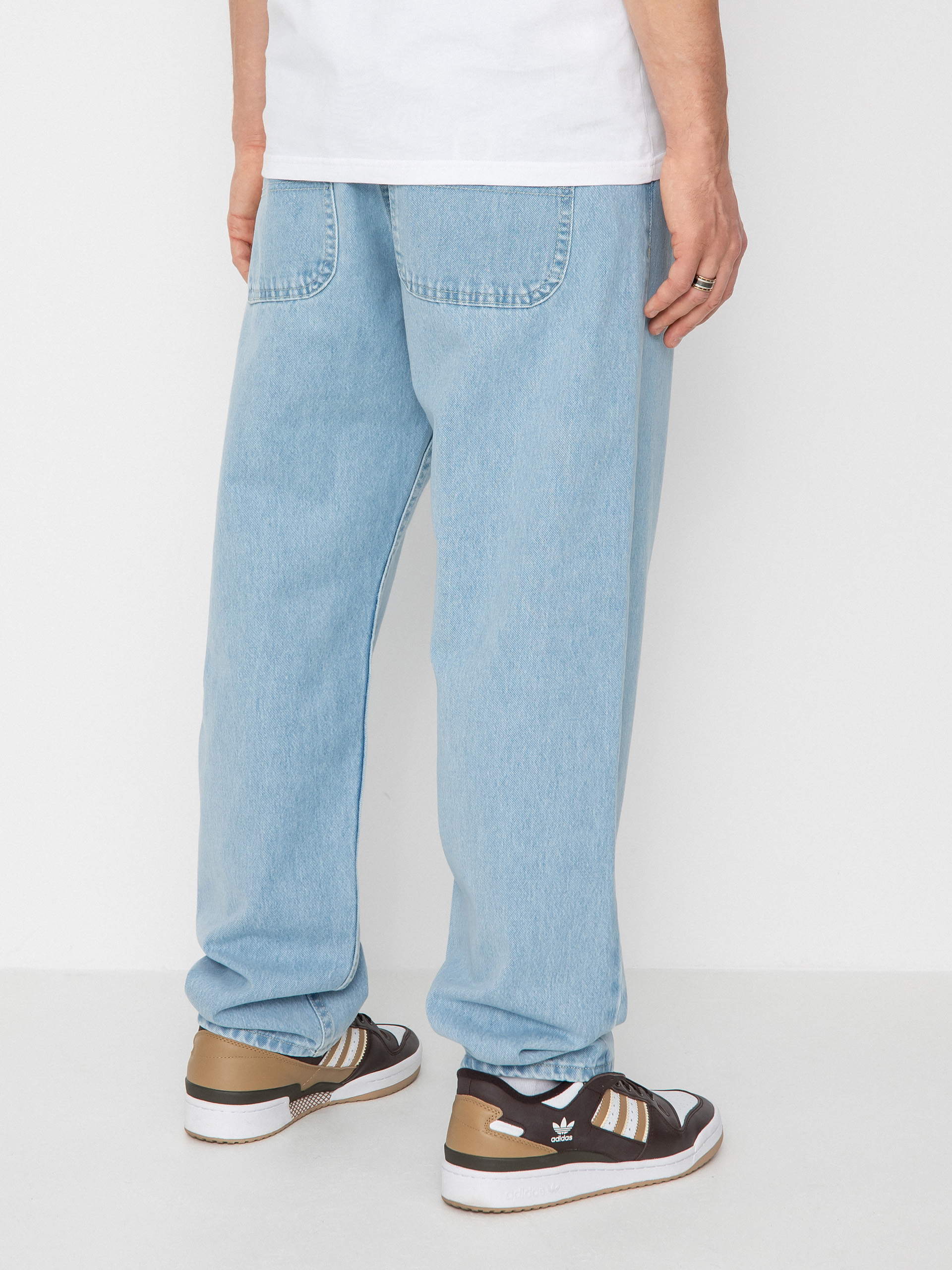 MassDnm Craft Jeans Baggy Fit Pants (light blue stone wash)