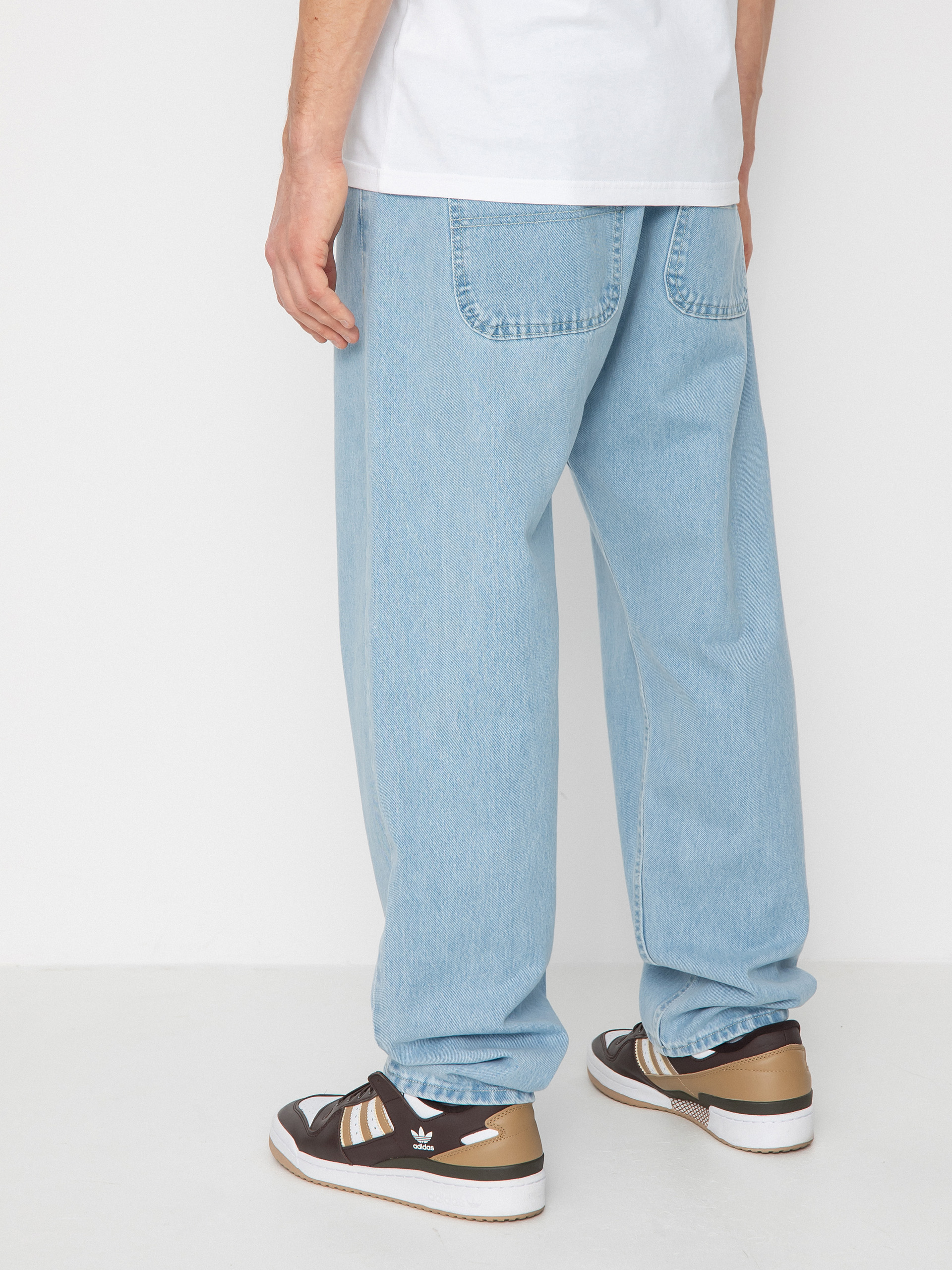 MassDnm Craft Jeans Baggy Fit Pants (light blue stone wash)