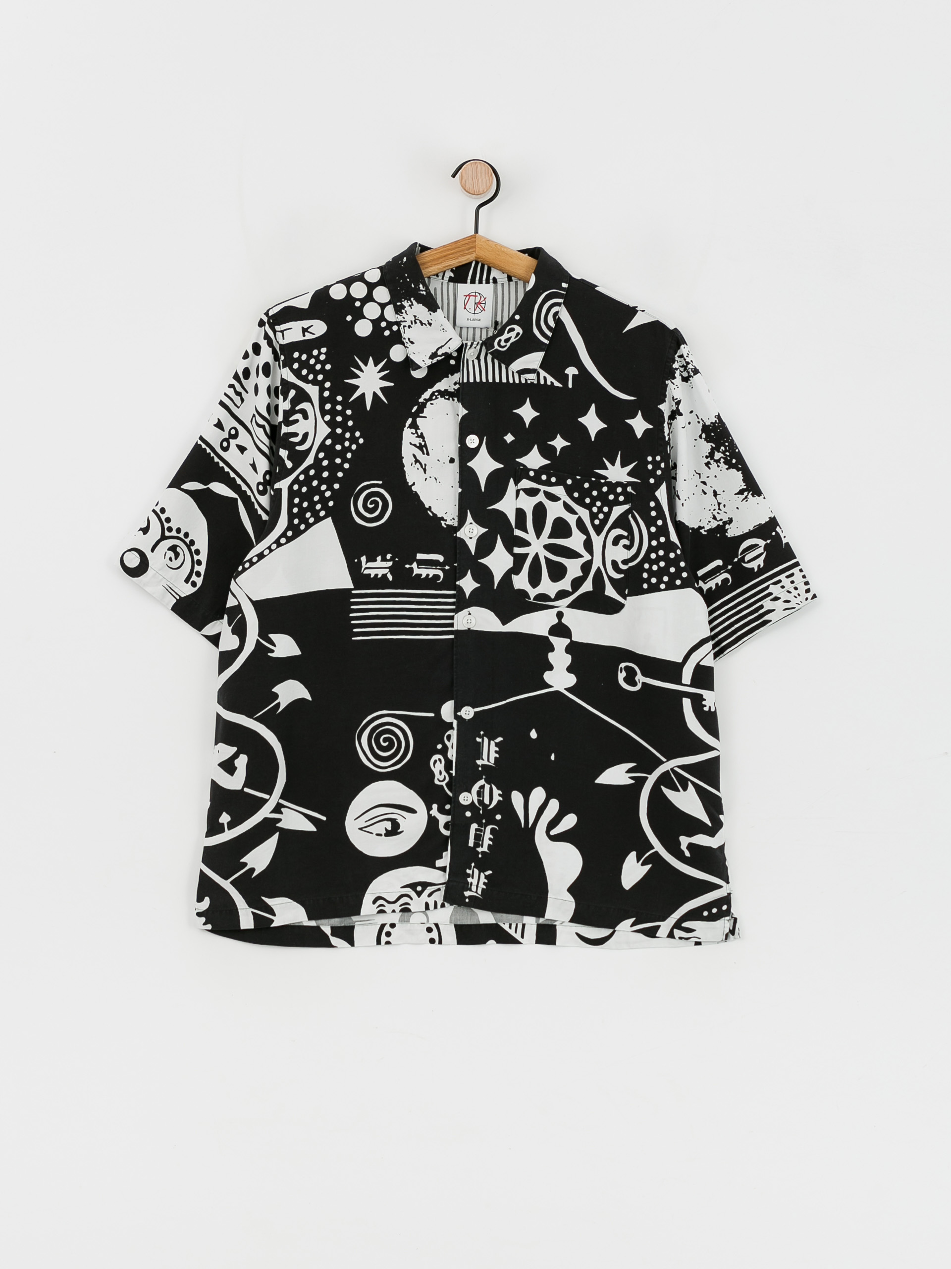 Polar Skate Spiral Shirt (black/white)
