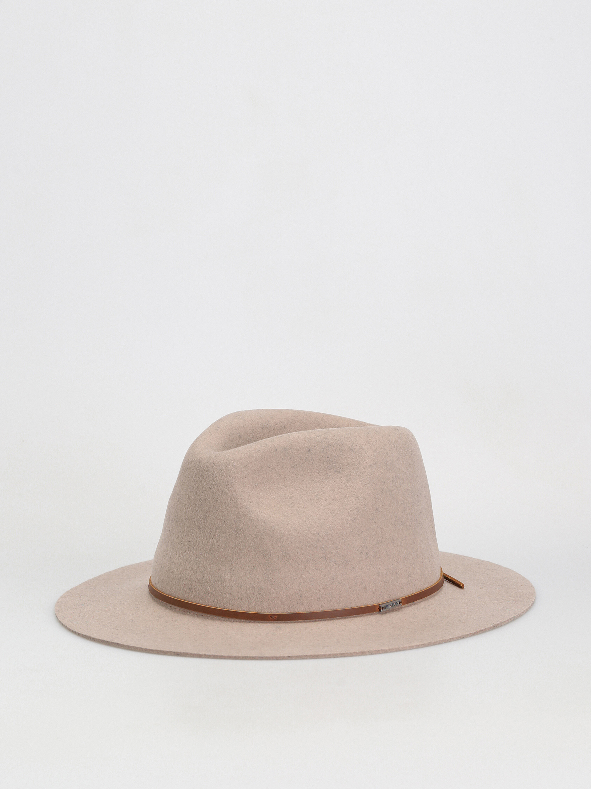 Brixton Wesley Fedora Hat (heather stone)