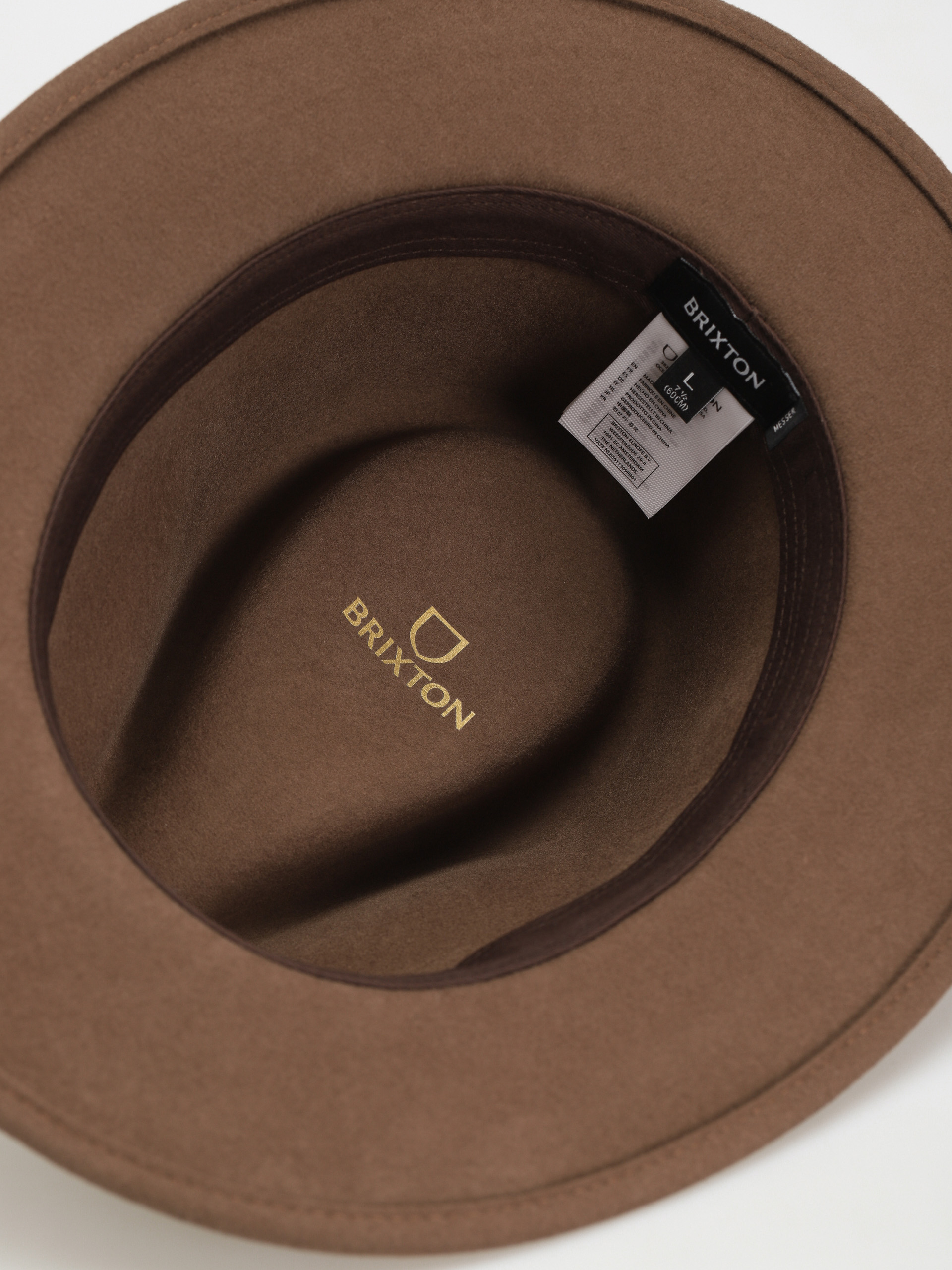 Brixton Messer Fedora Hat (dark earth)