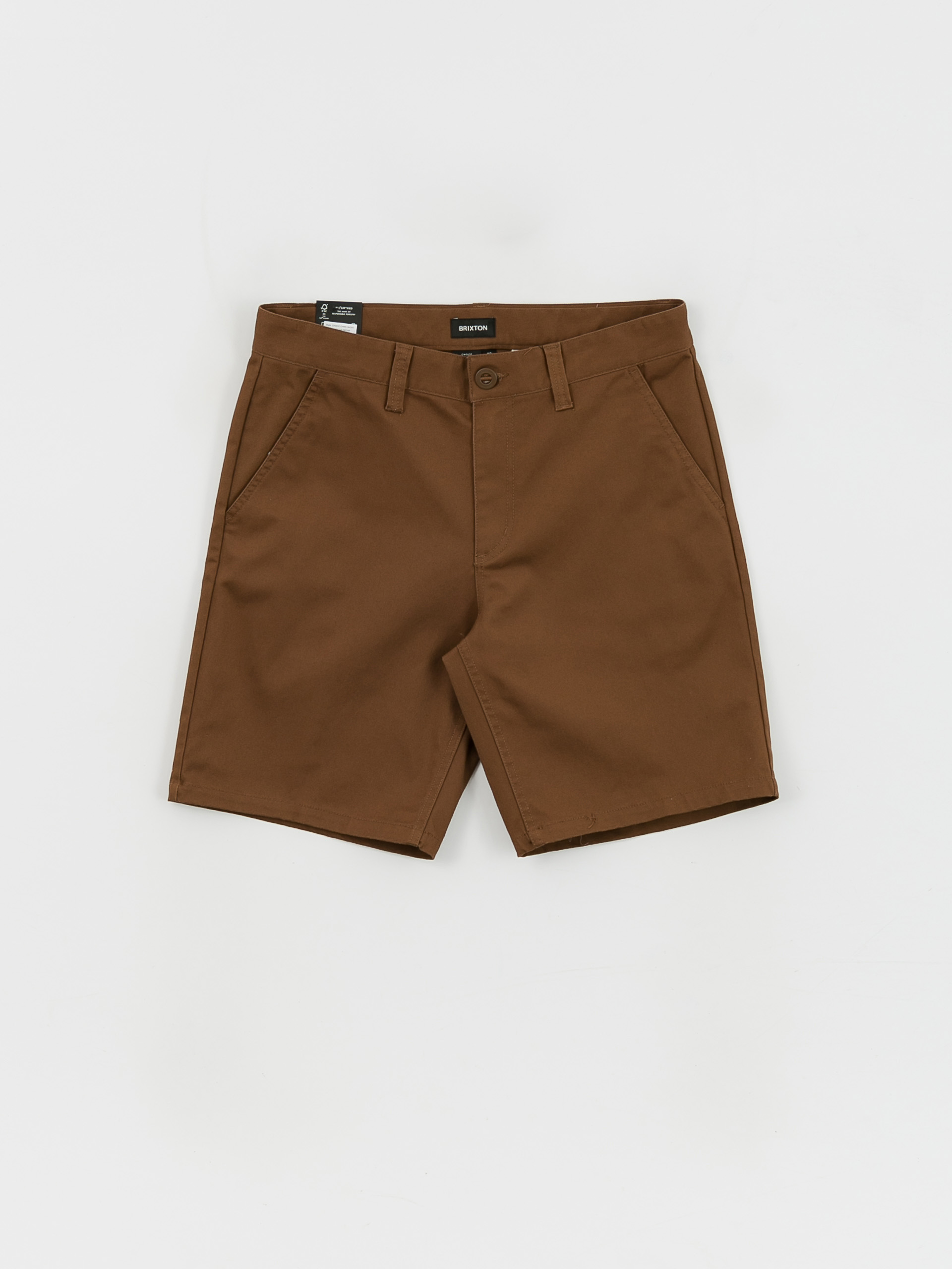 Brixton Choice Chino Shorts (dark earth)
