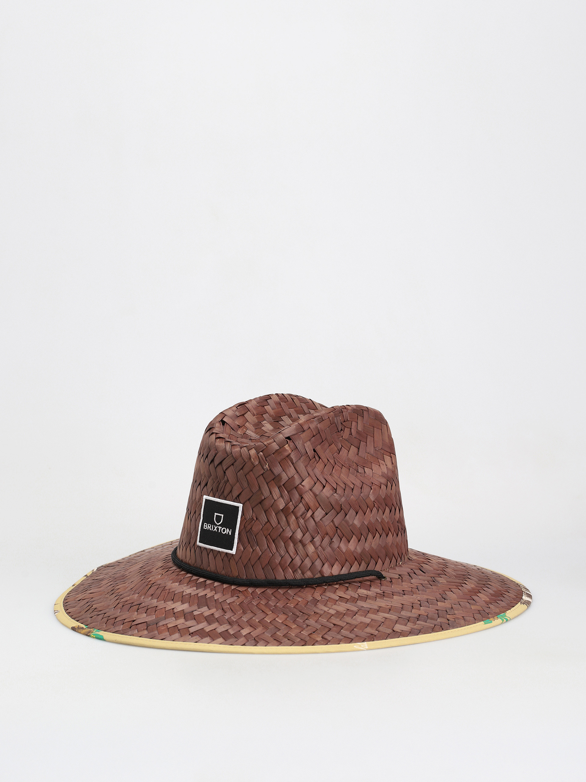 Brixton Alpha Square Sun Hat (dark earth/straw)