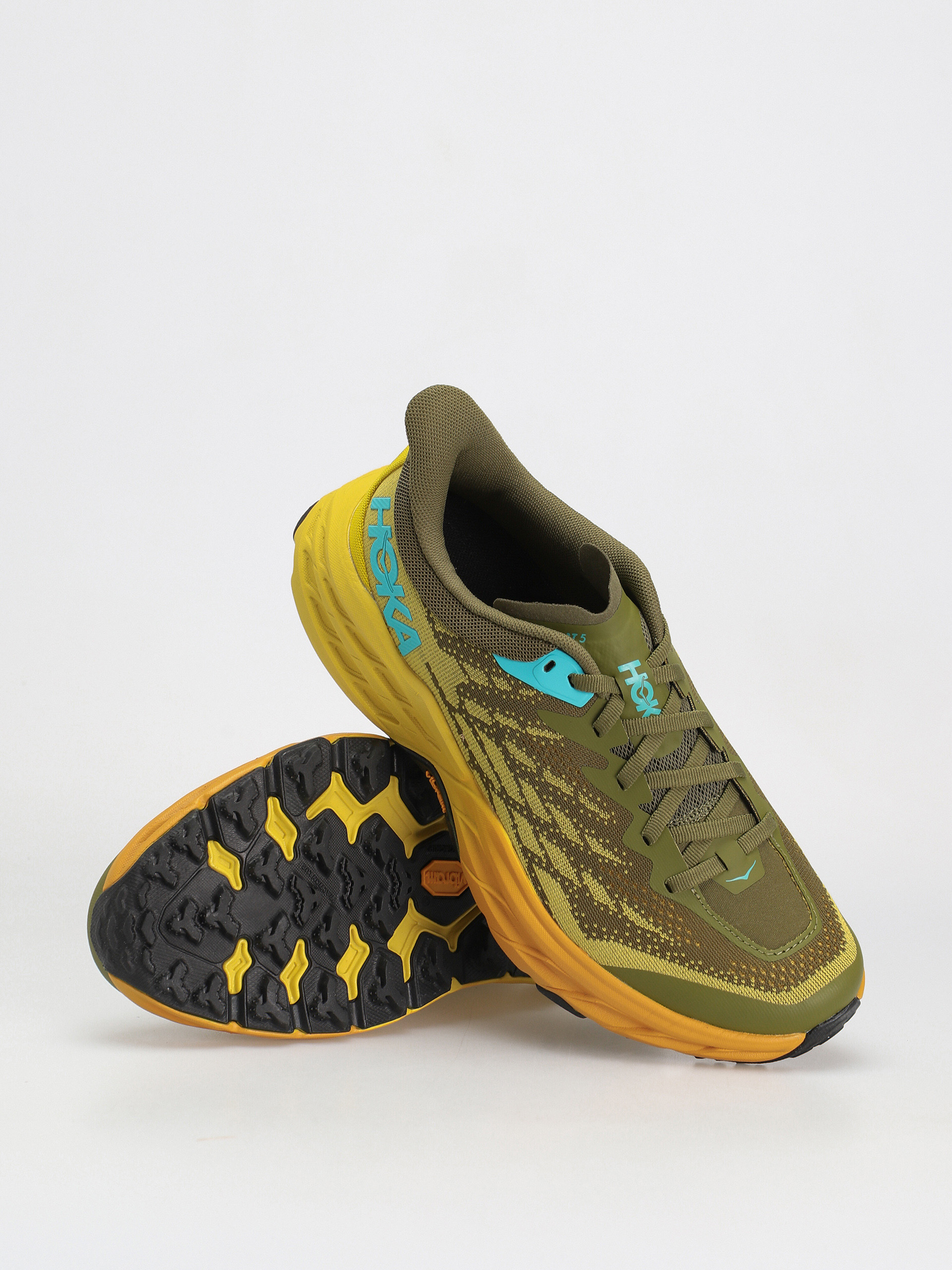 Hoka Speedgoat 5 Schuhe (avocado/passion fruit)