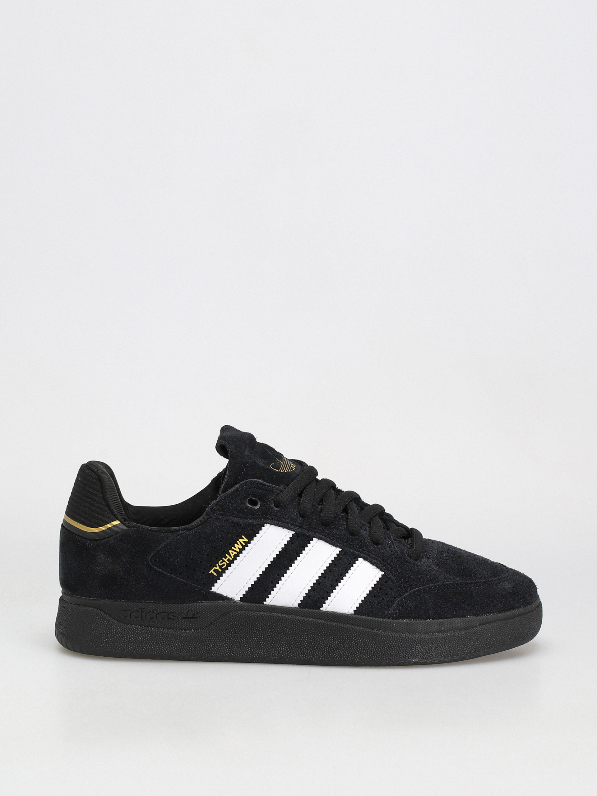 adidas Tyshawn Low Schuhe (cblack/ftwwht/goldmt1)