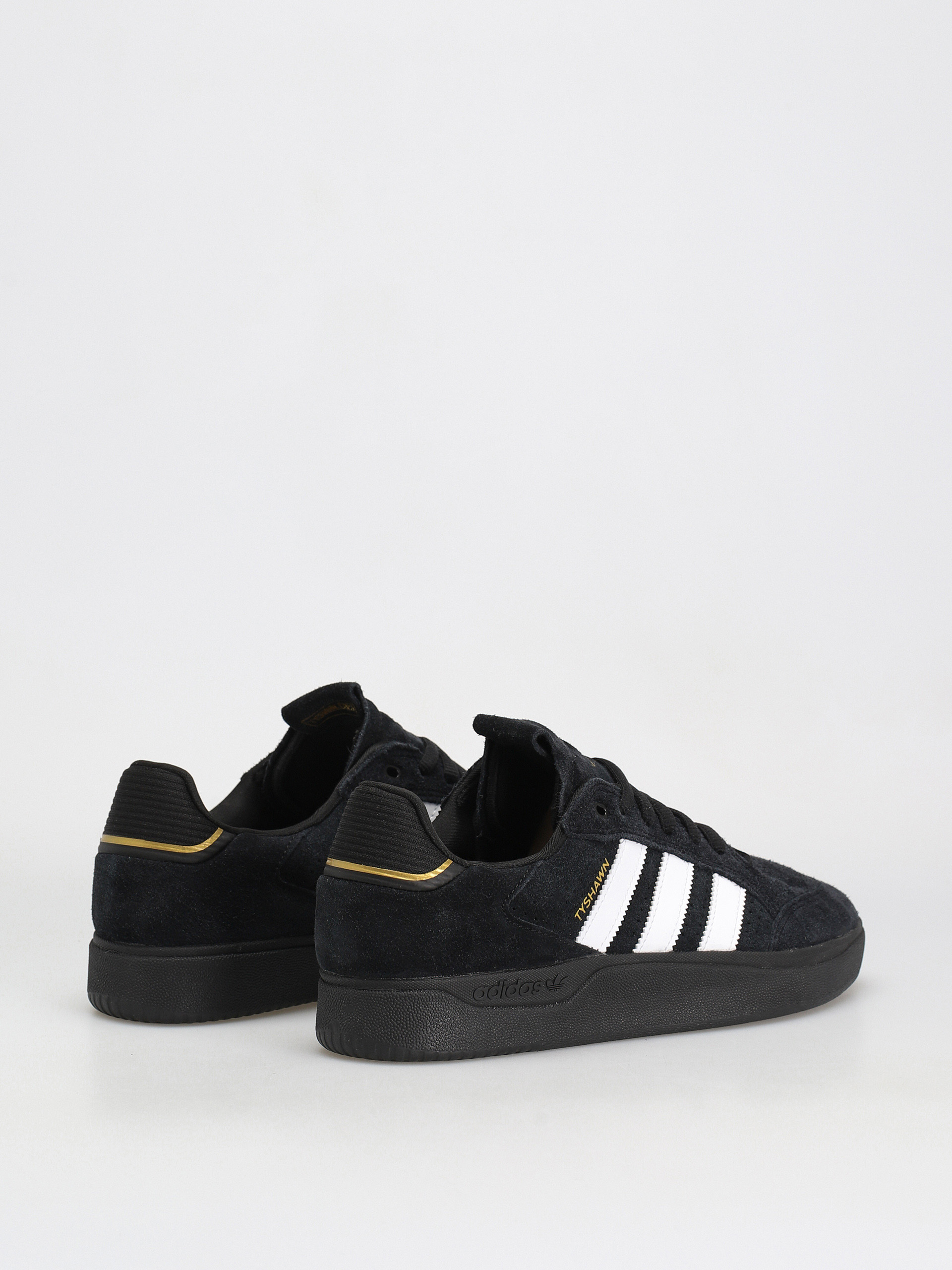 adidas Tyshawn Low Schuhe (cblack/ftwwht/goldmt1)