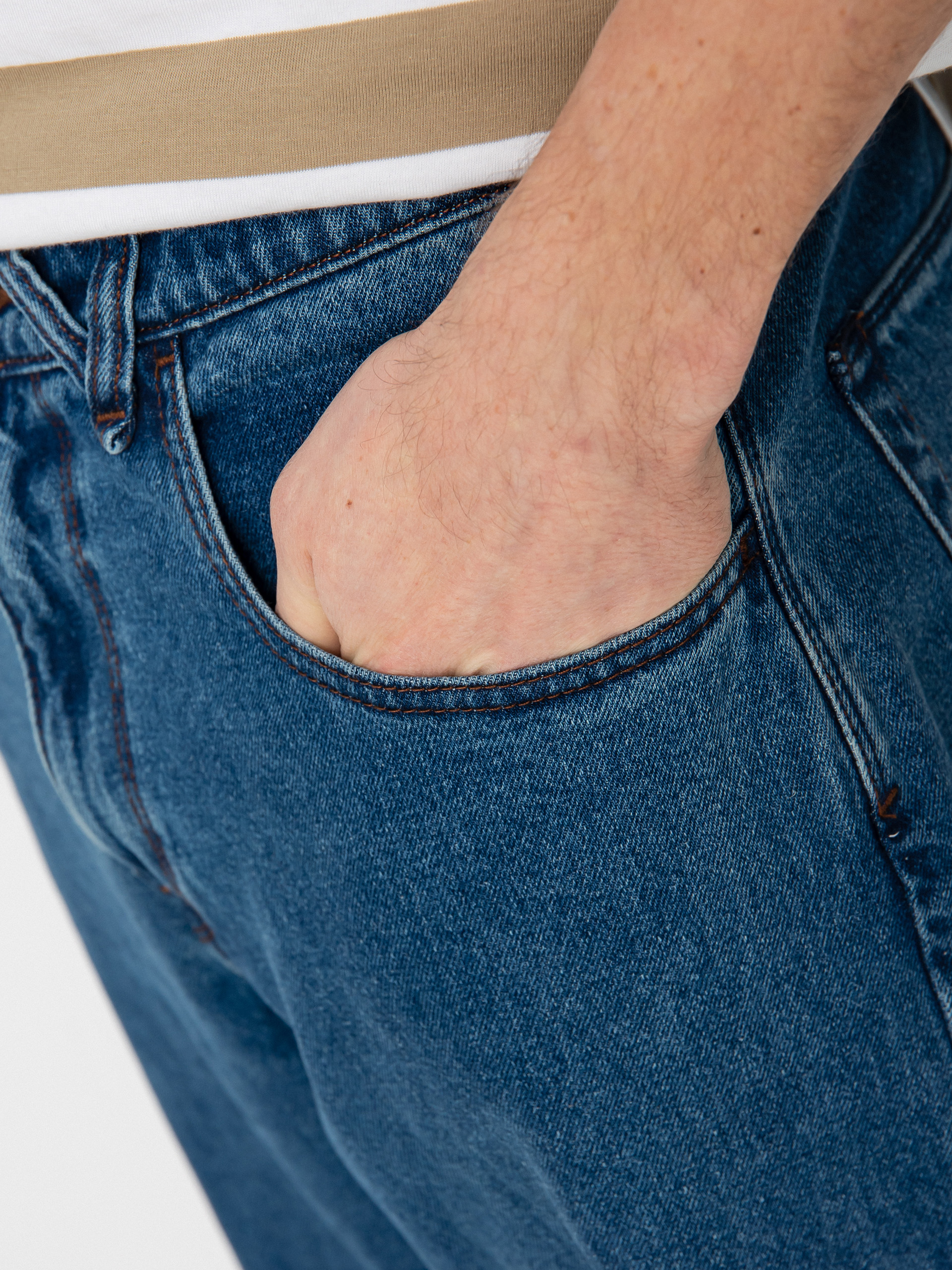 Volcom Billow Denim Pants (oliver mid blue)