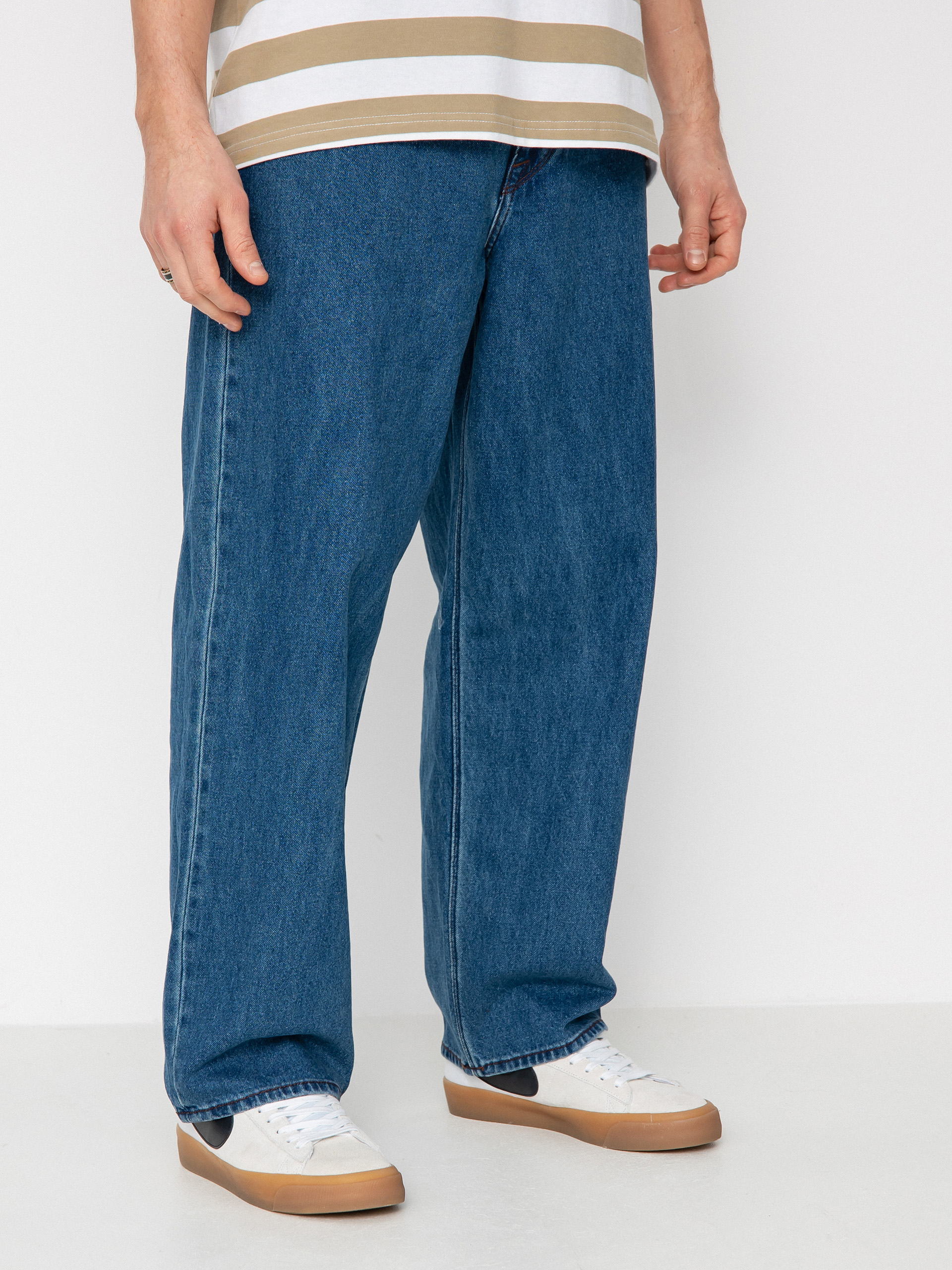 Volcom Billow Denim Pants (oliver mid blue)