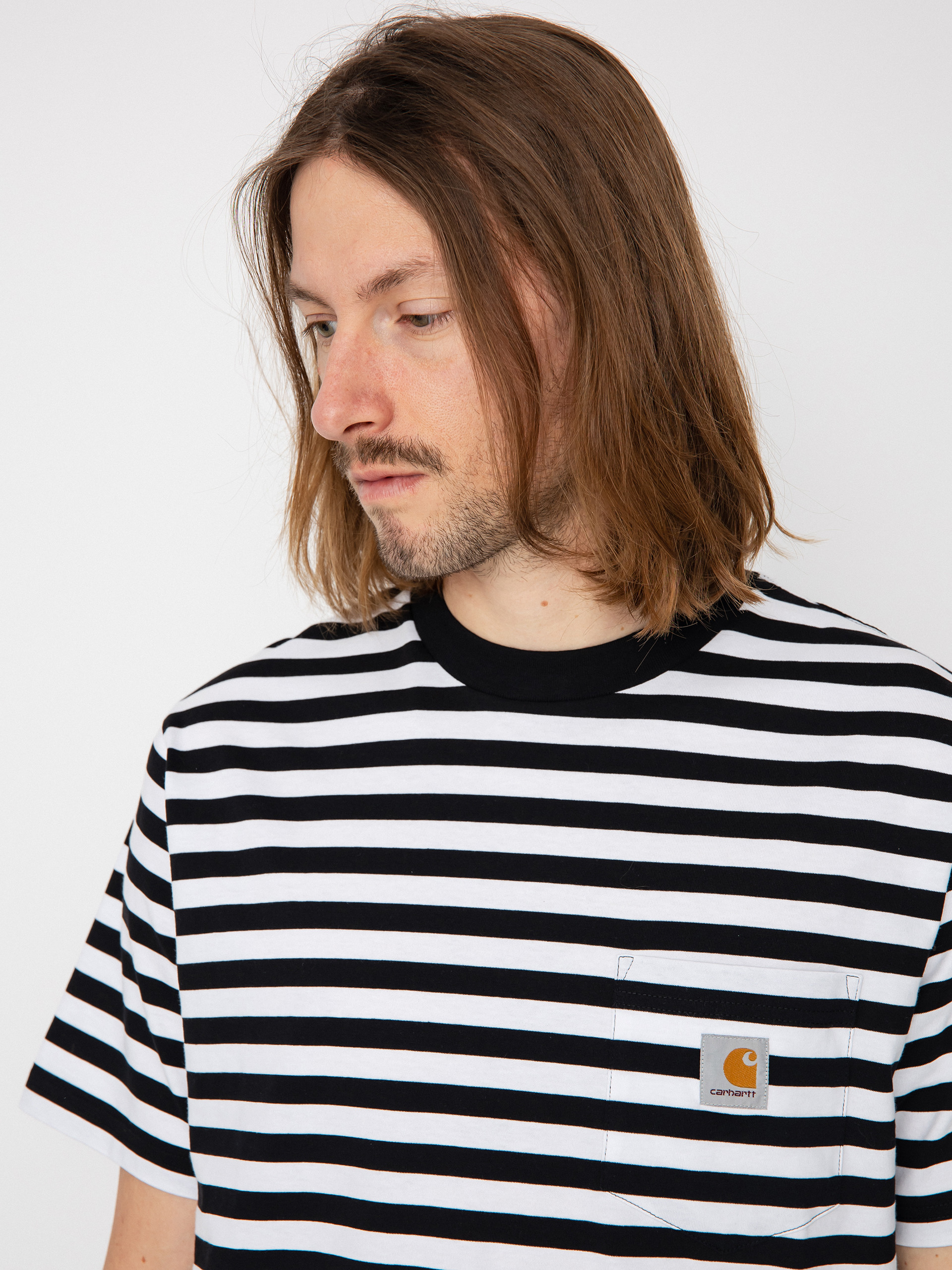 Carhartt WIP Scotty Pocket T-shirt (scotty stripe black/white)