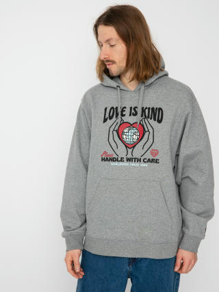 Vans Handle With Care HD Hoodie (love is kind cement heather)