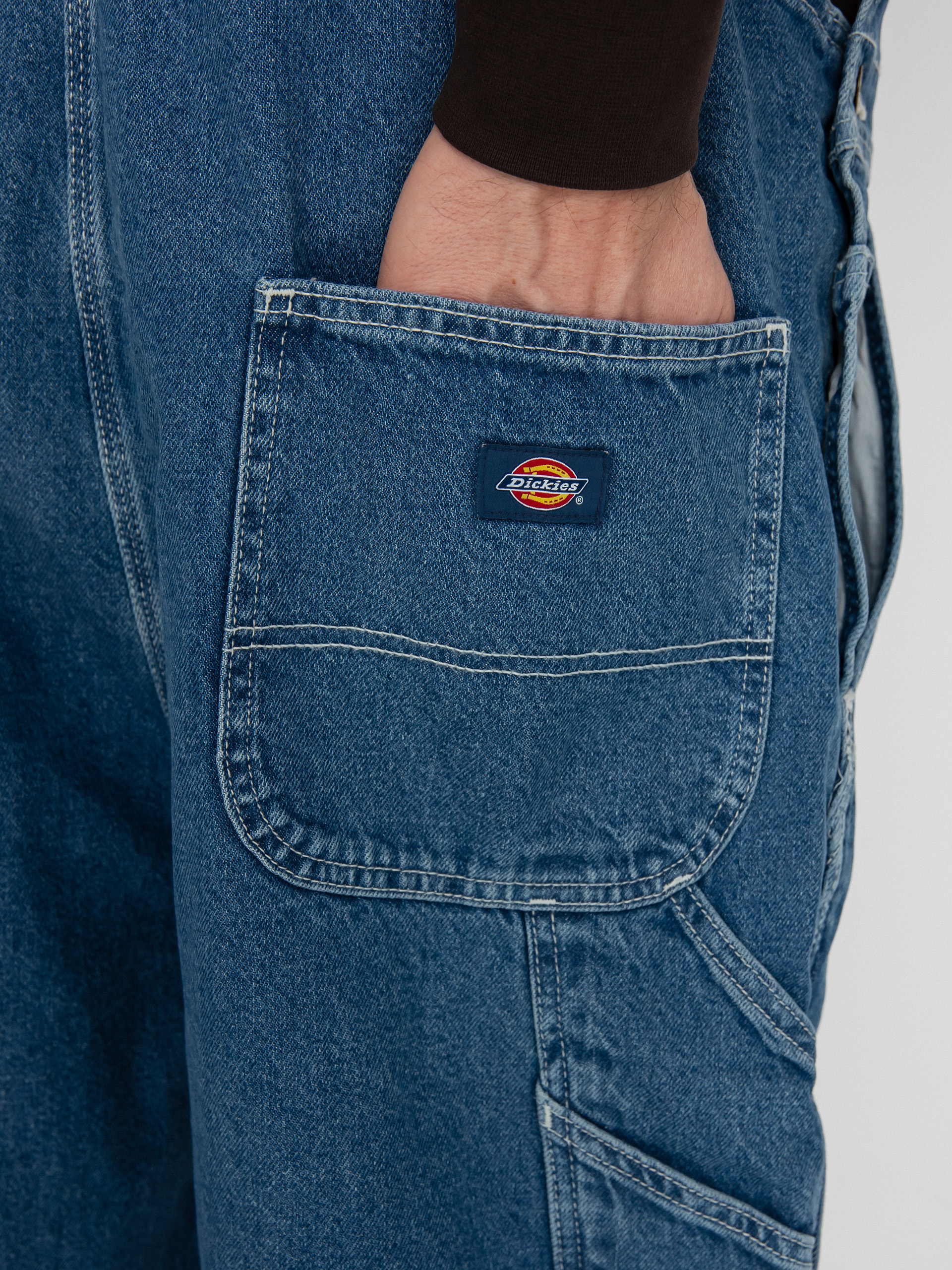 Dickies Classic Denim Bib Pants (classic blue)