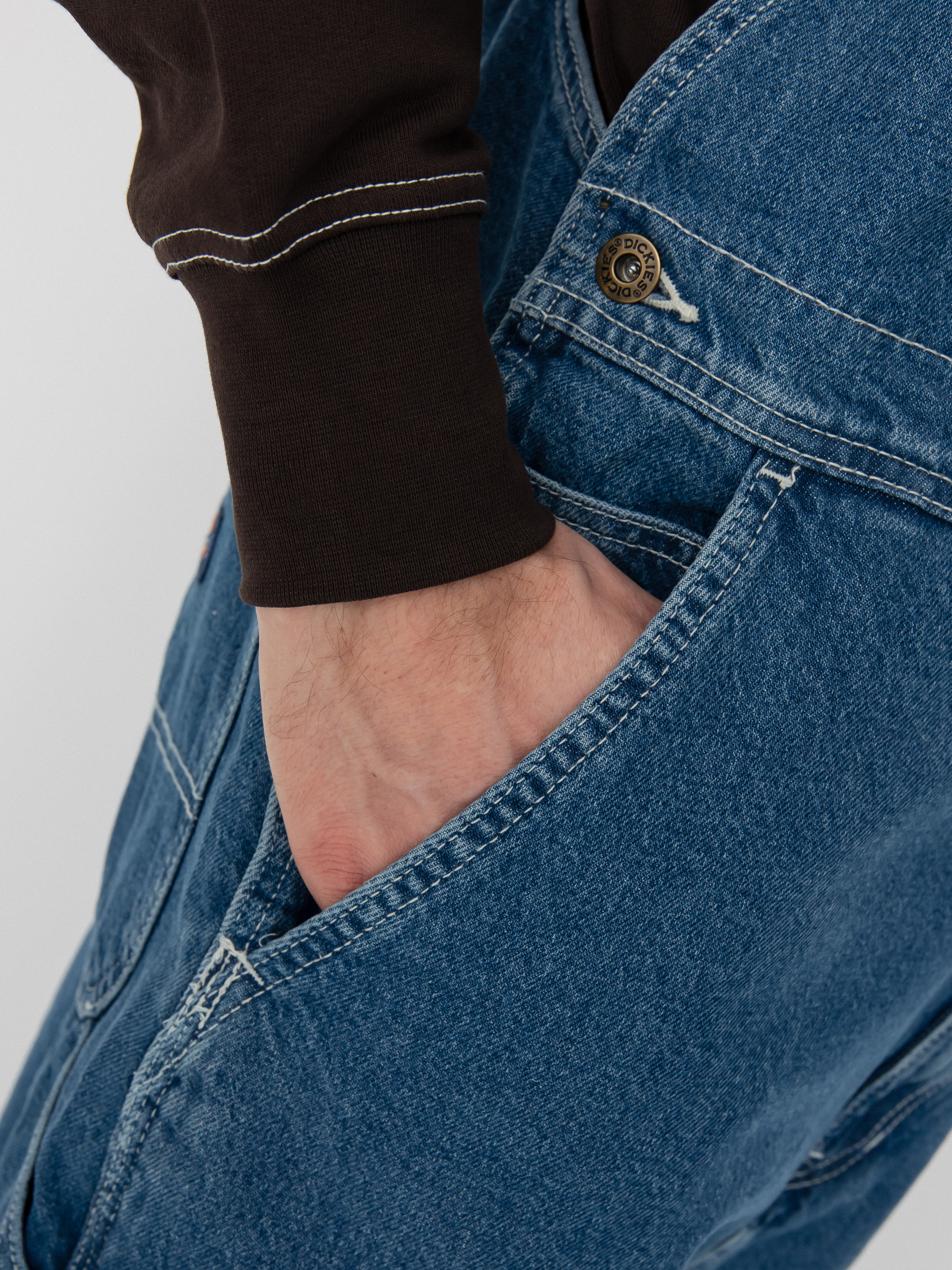 Dickies Classic Denim Bib Pants (classic blue)