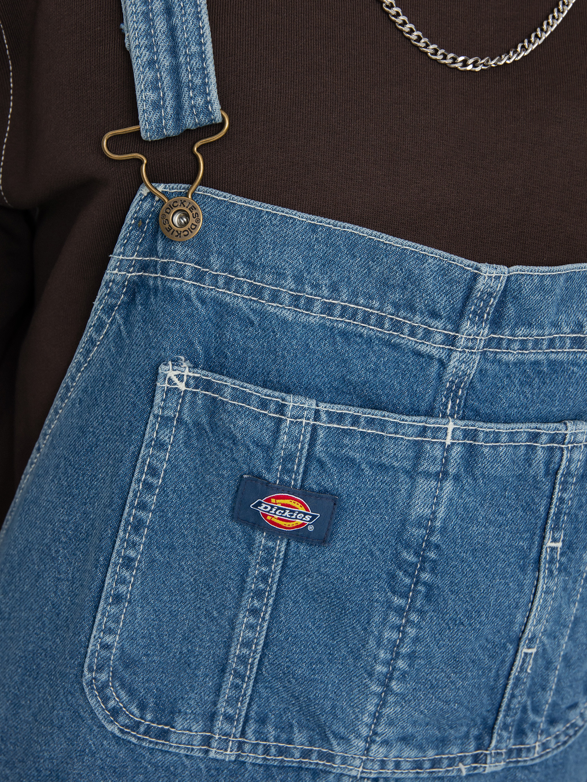Dickies Classic Denim Bib Hose (classic blue)