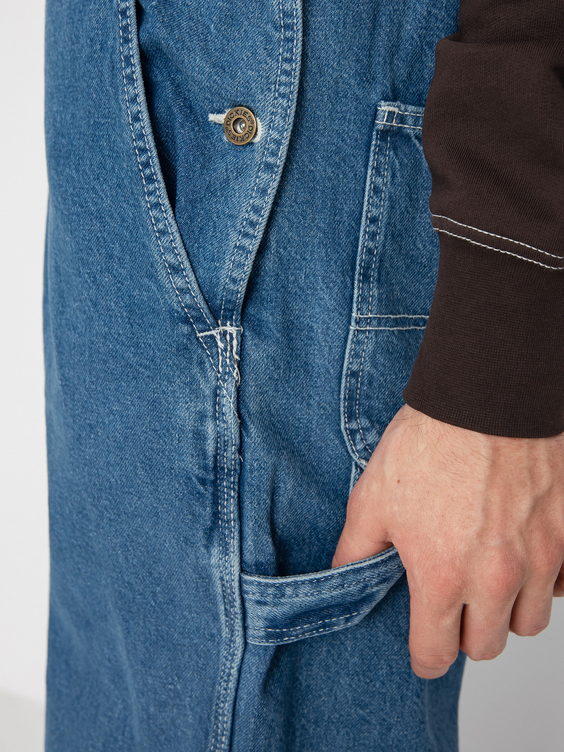 Dickies Classic Denim Bib Pants (classic blue)