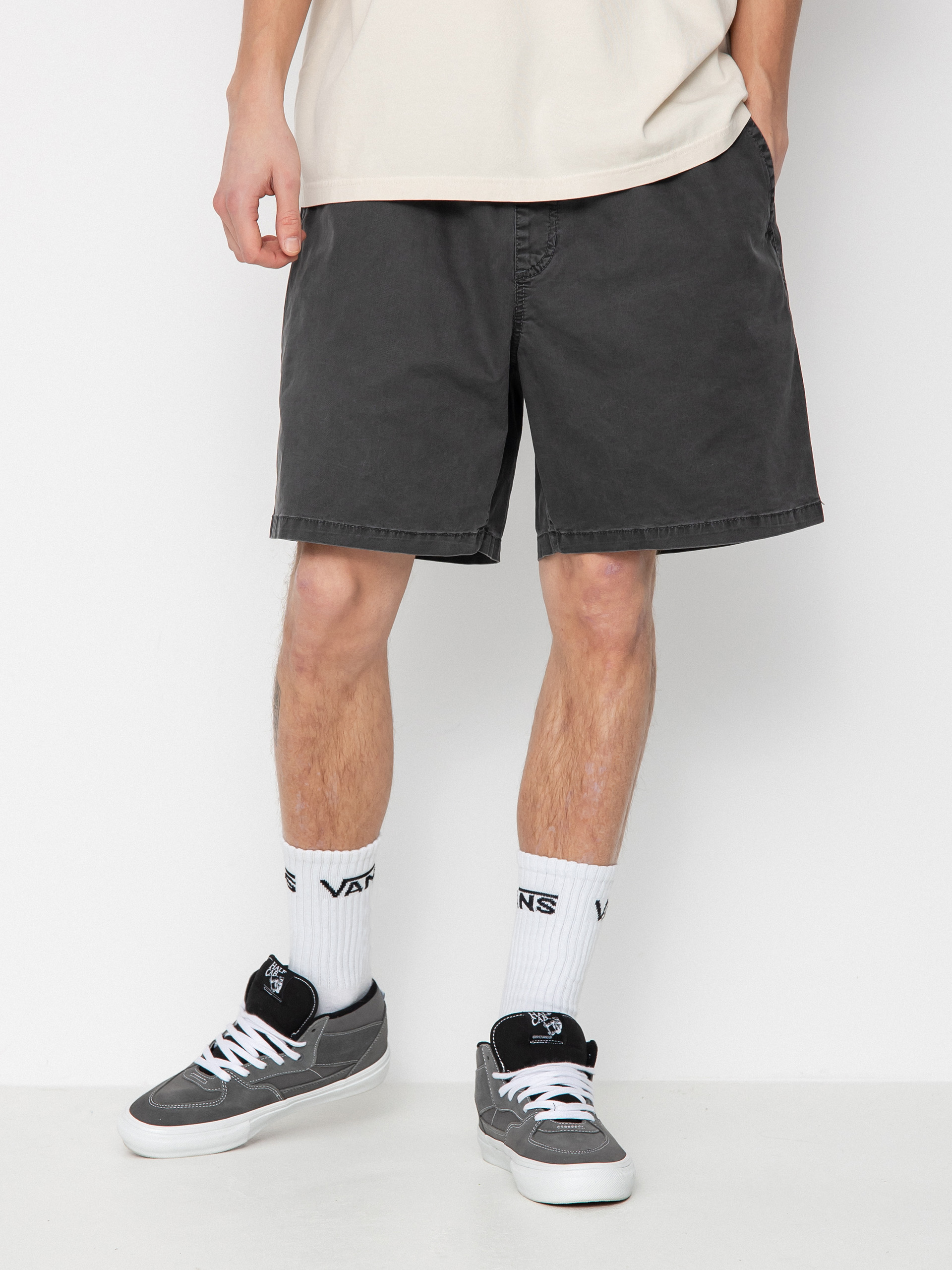 Vans Range Salt Wash Relaxed Elastic Shorts (asphalt)