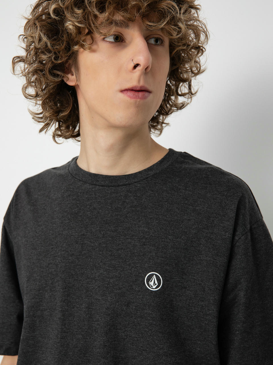 Volcom Circle Blanks Hth T-Shirt (heather black)