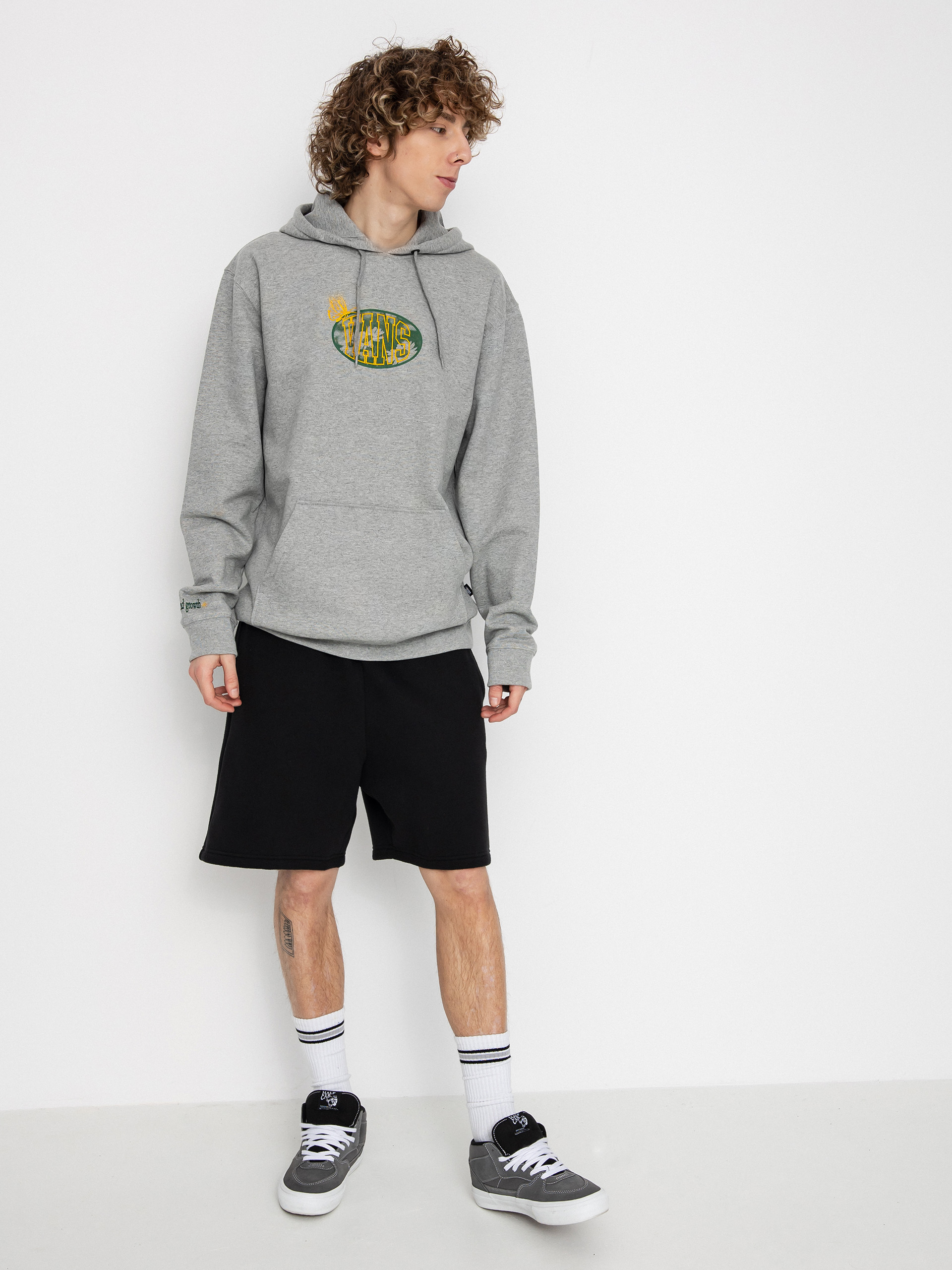Vans Daisy Photo HD Hoodie (cement heather)