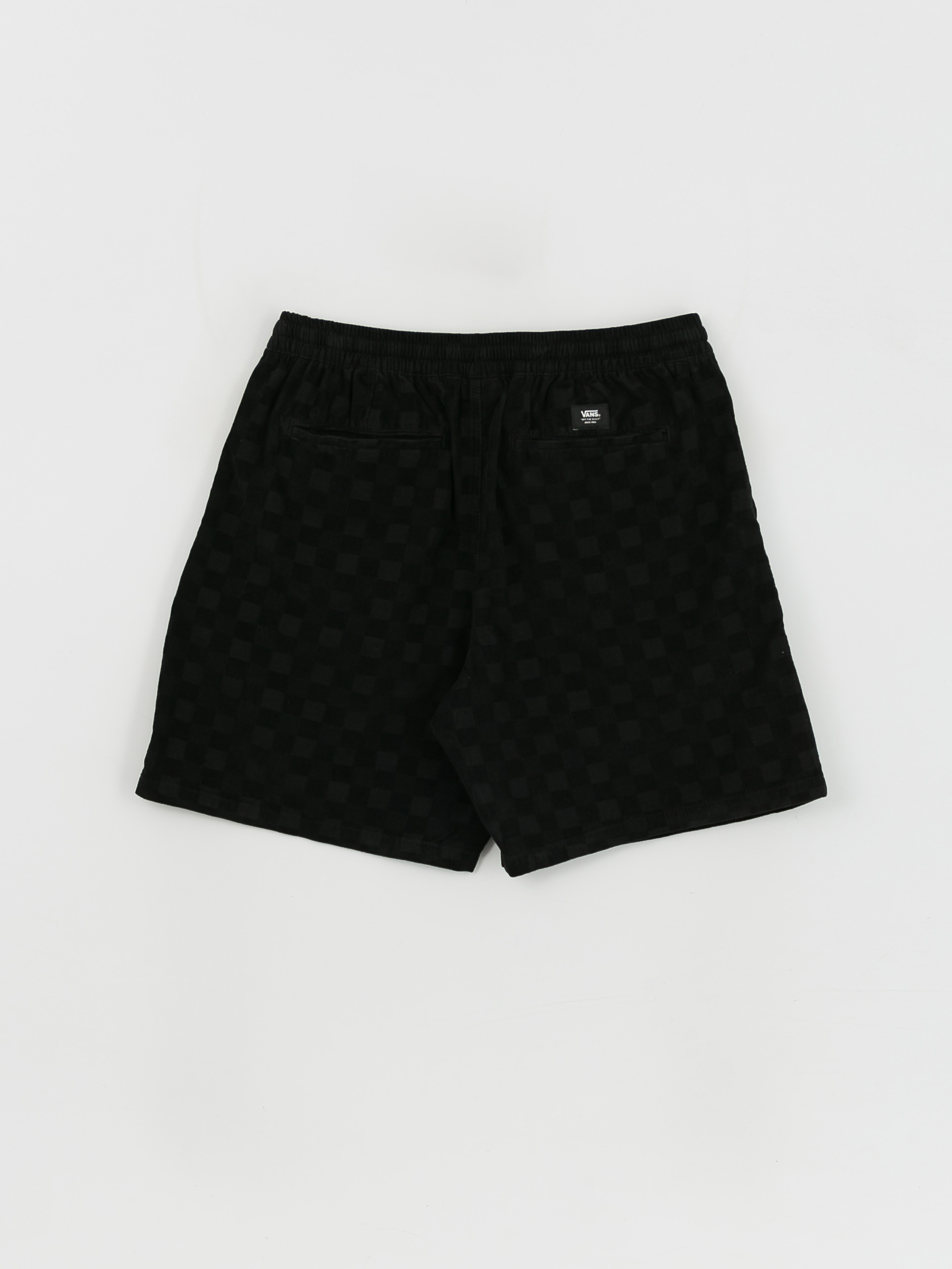 Vans Range Check Cord Louniwe E Waist Shorts (black)