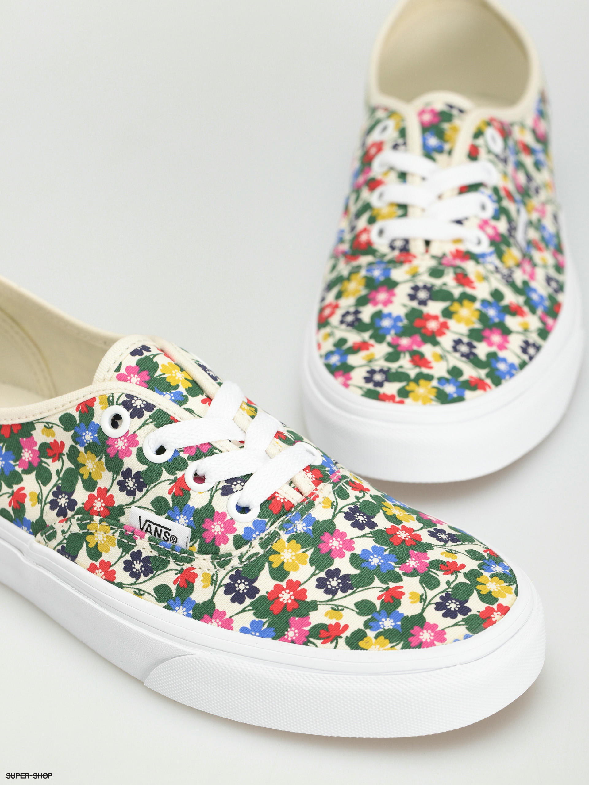 Floral print deals vans shoes